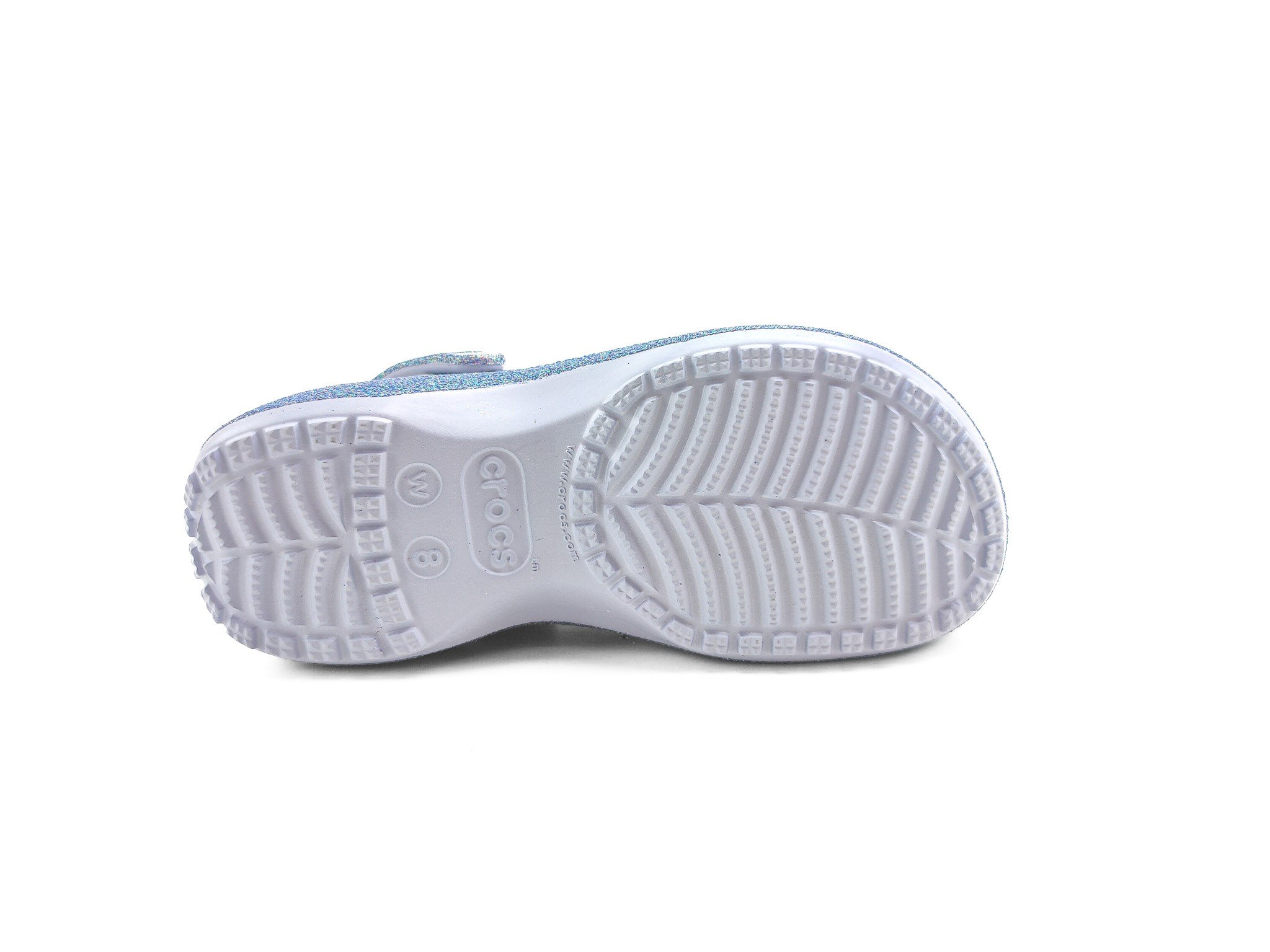 Crocs Terlik Platform Irid Glitter Clog 211024 LİLA SİMLİ - Crocs