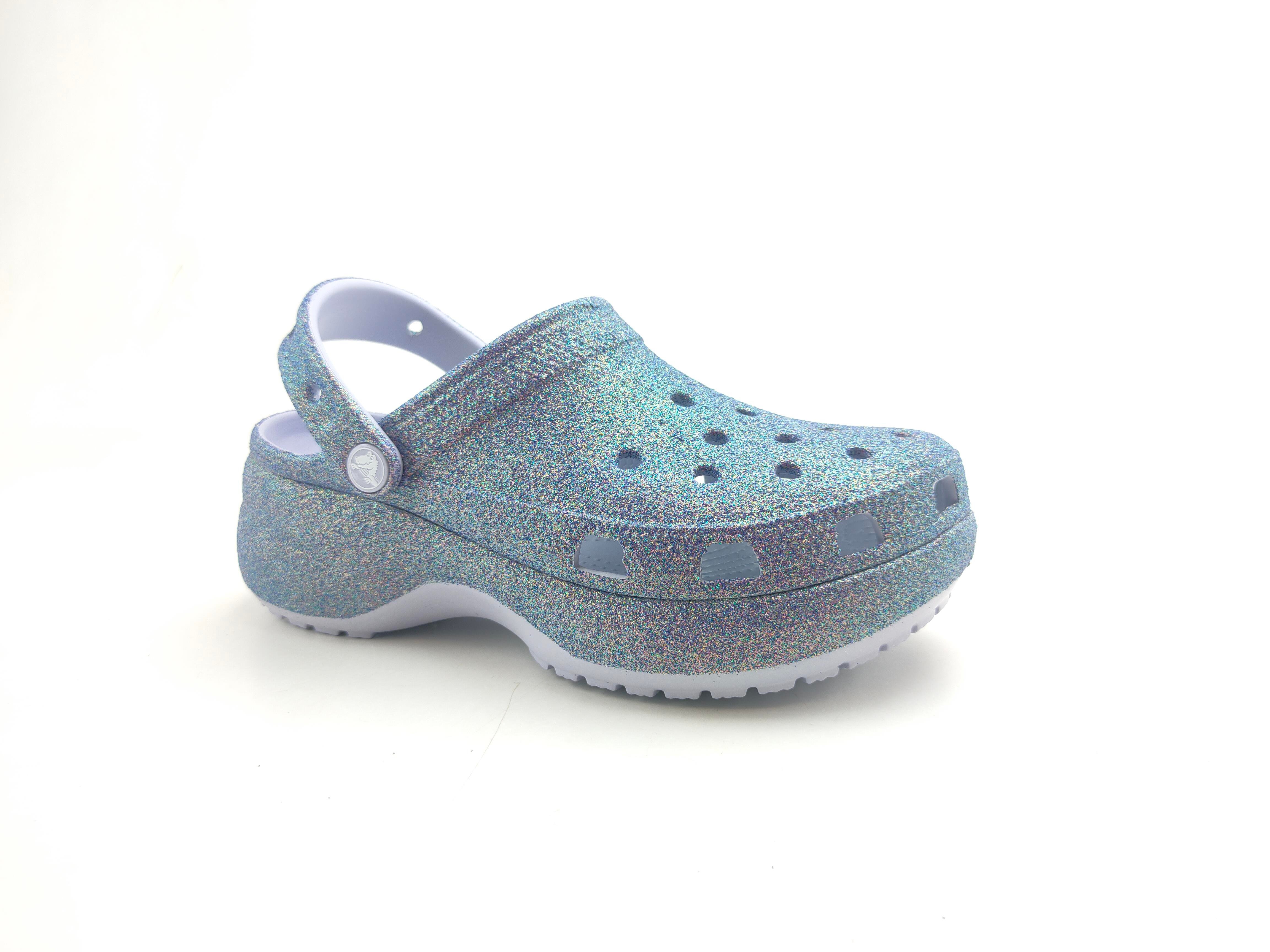 Crocs Terlik Platform Irid Glitter Clog 211024 - CROCS