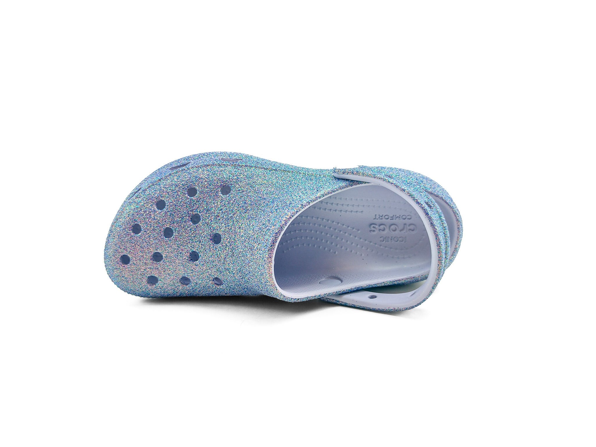 Crocs Terlik Platform Irid Glitter Clog 211024 LİLA SİMLİ - Crocs