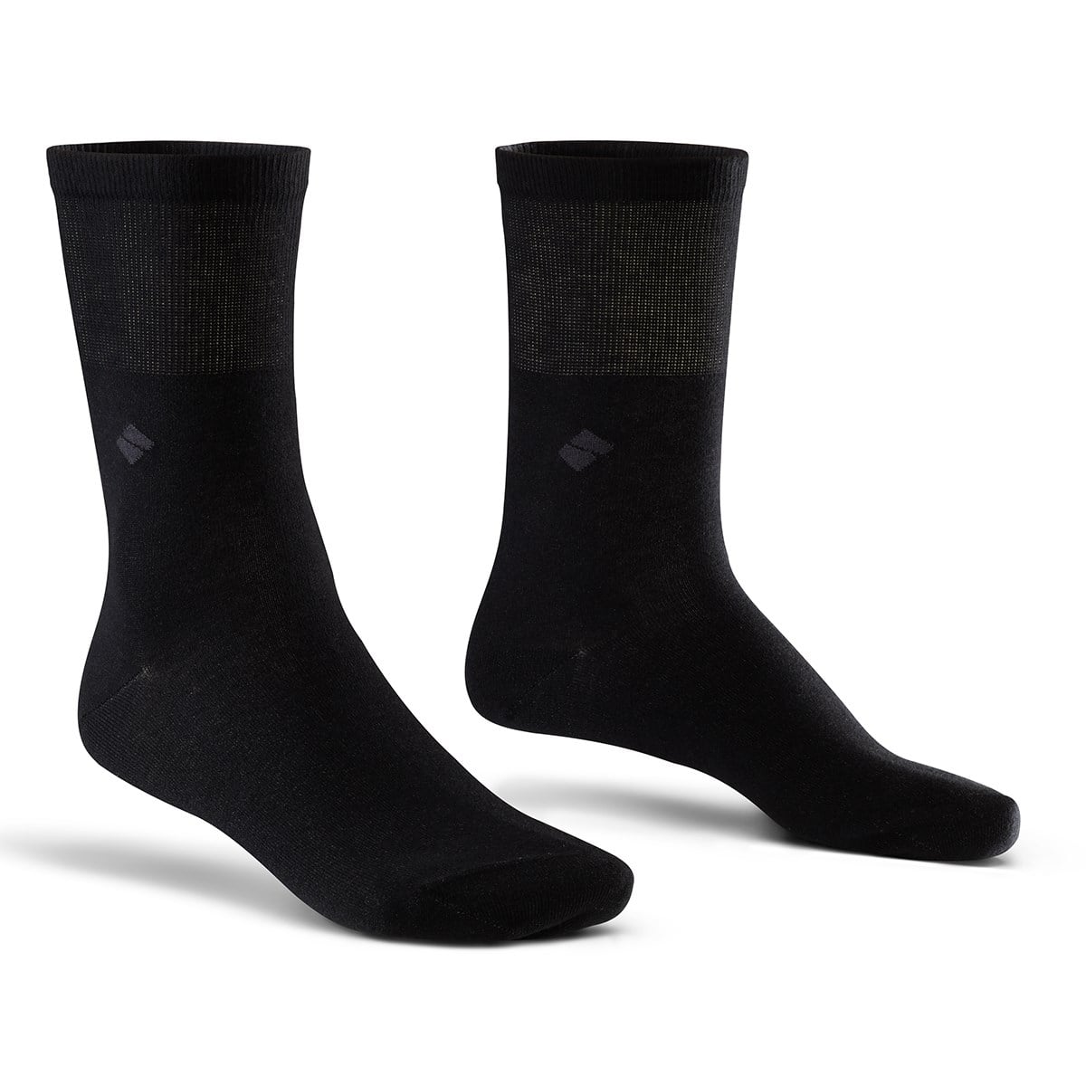 Diyabetik Çorap Unisex Gümüş 22 SİYAH - OrtoPlus