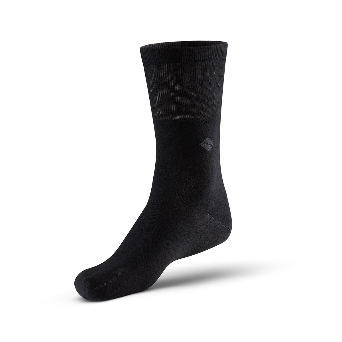 Diyabetik Çorap Unisex Gümüş 22 SİYAH - OrtoPlus