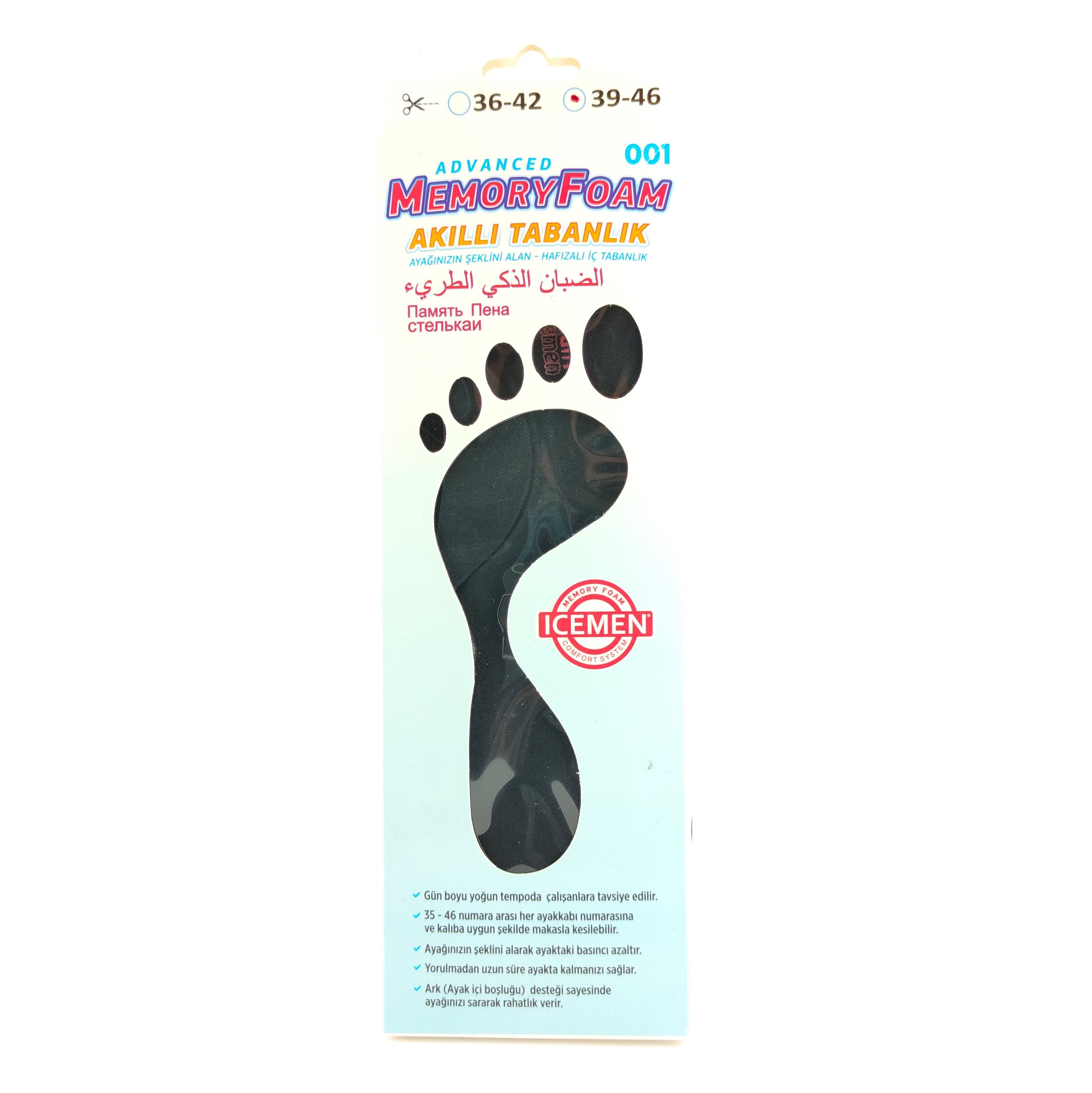 Iceman Hafıza Ortopedik Taban (Memory Foam) 001 SİYAH - Icemen