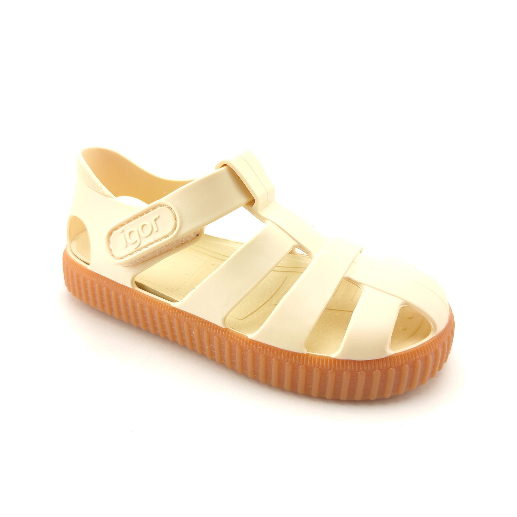 Igor Çocuk Sandalet Nico Caramelo S10291 MARFIL/IVORY - Igor