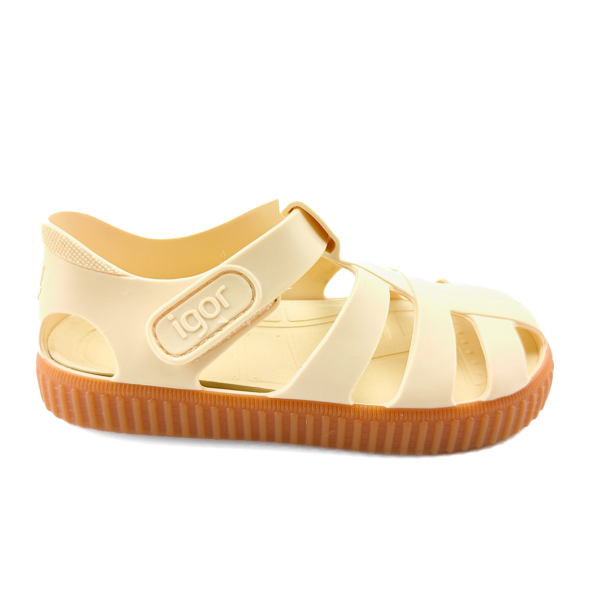Igor Çocuk Sandalet Nico Caramelo S10291 MARFIL/IVORY - Igor