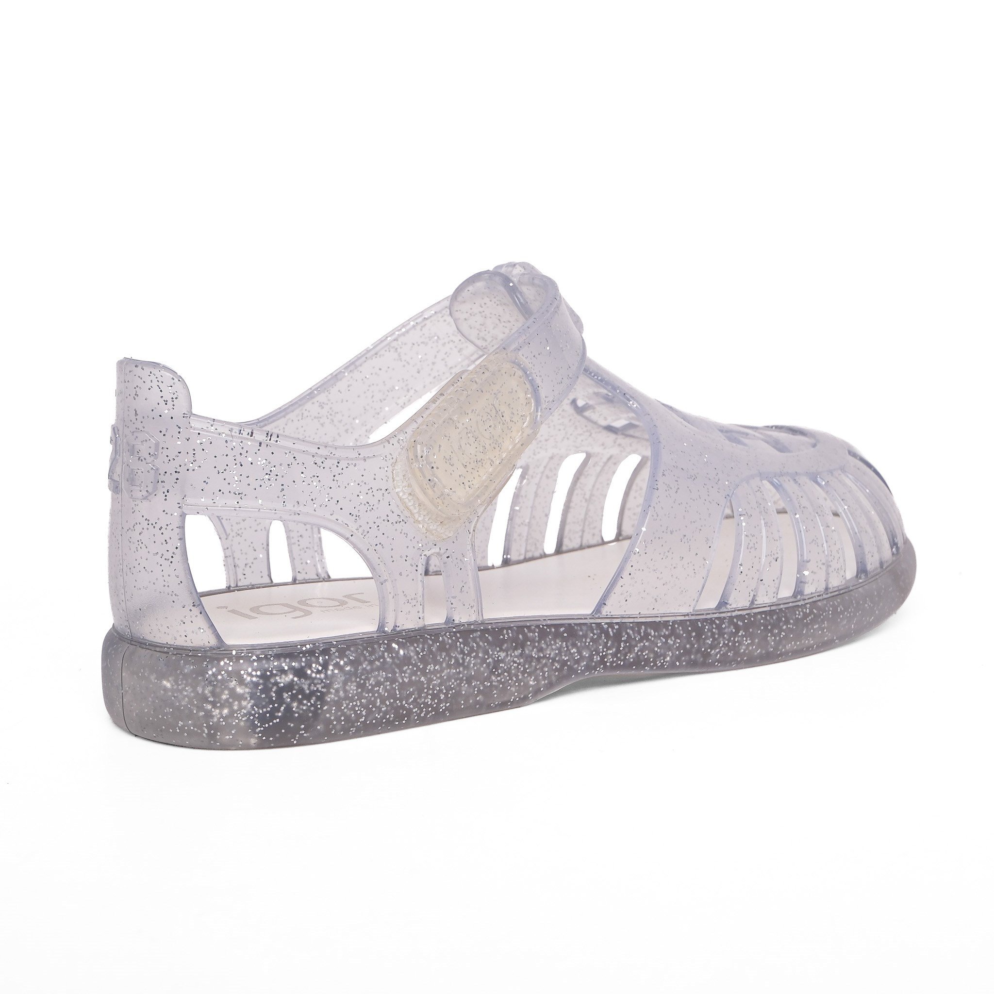 Igor Çocuk Sandalet Tobby Gloss Glitter S10308 TRANSPARENTE GLITTER - Igor