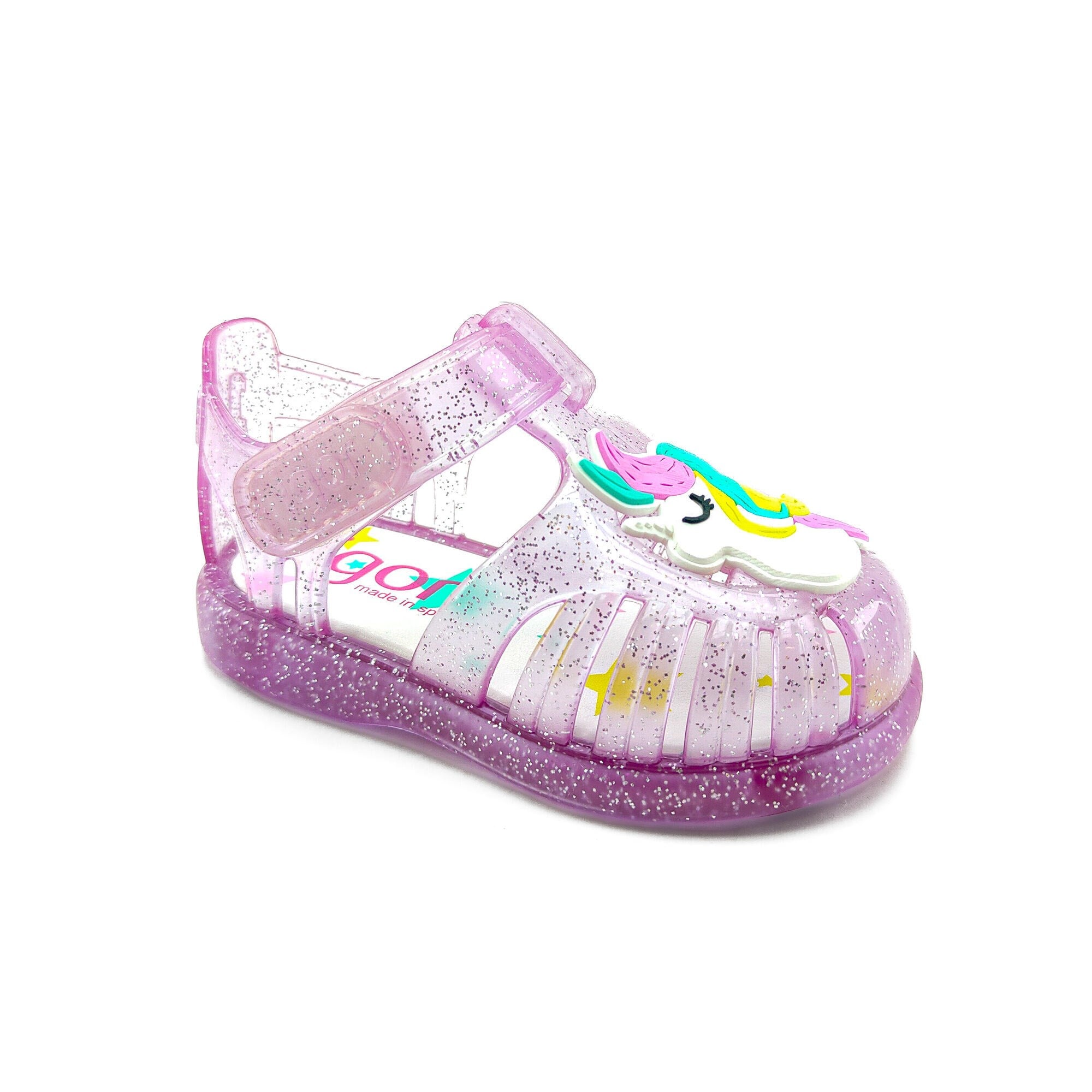 Igor Çocuk Sandalet Tobby Gloss Unicornio S10309 MALVA GLITTER - Igor