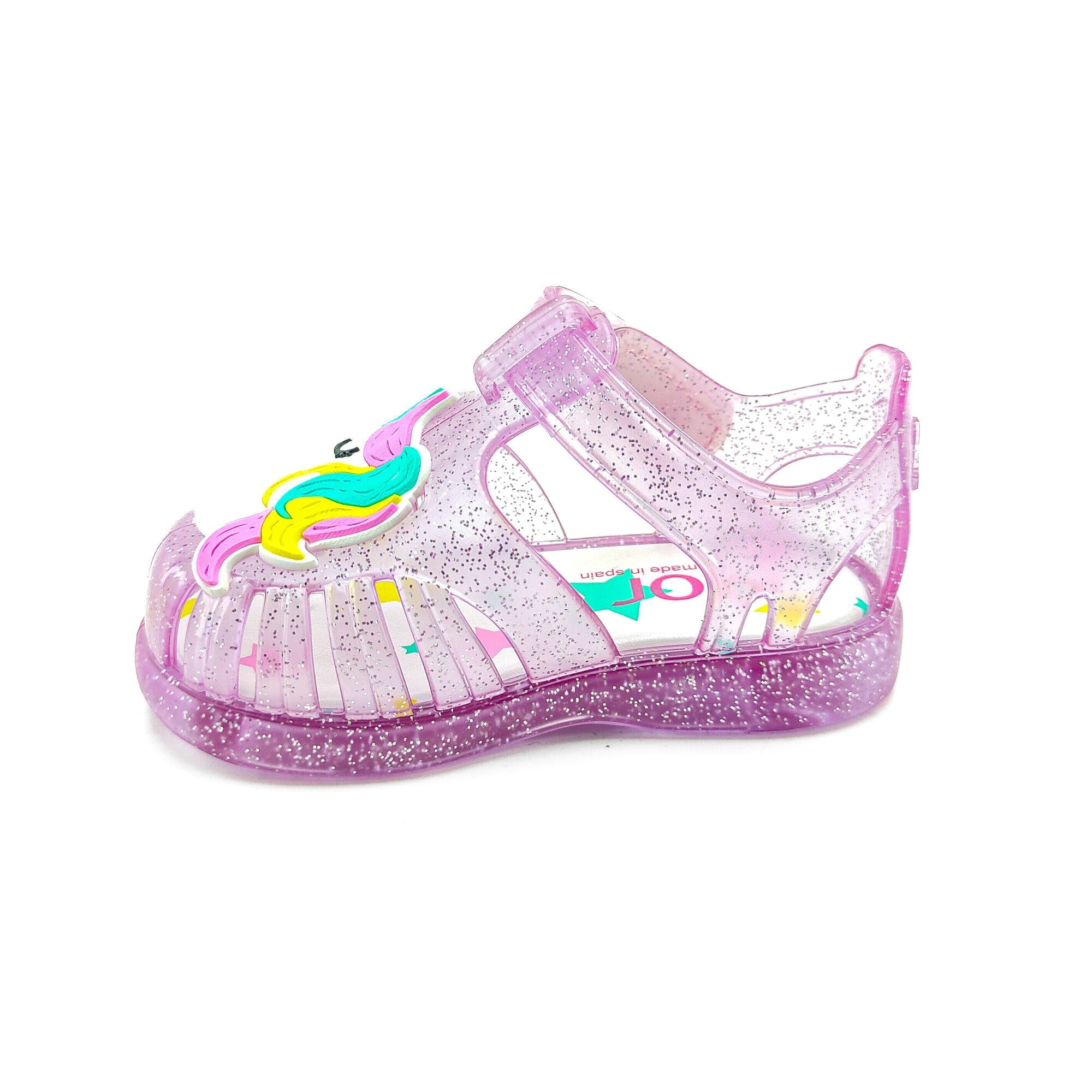 Igor Çocuk Sandalet Tobby Gloss Unicornio S10309 MALVA GLITTER - Igor