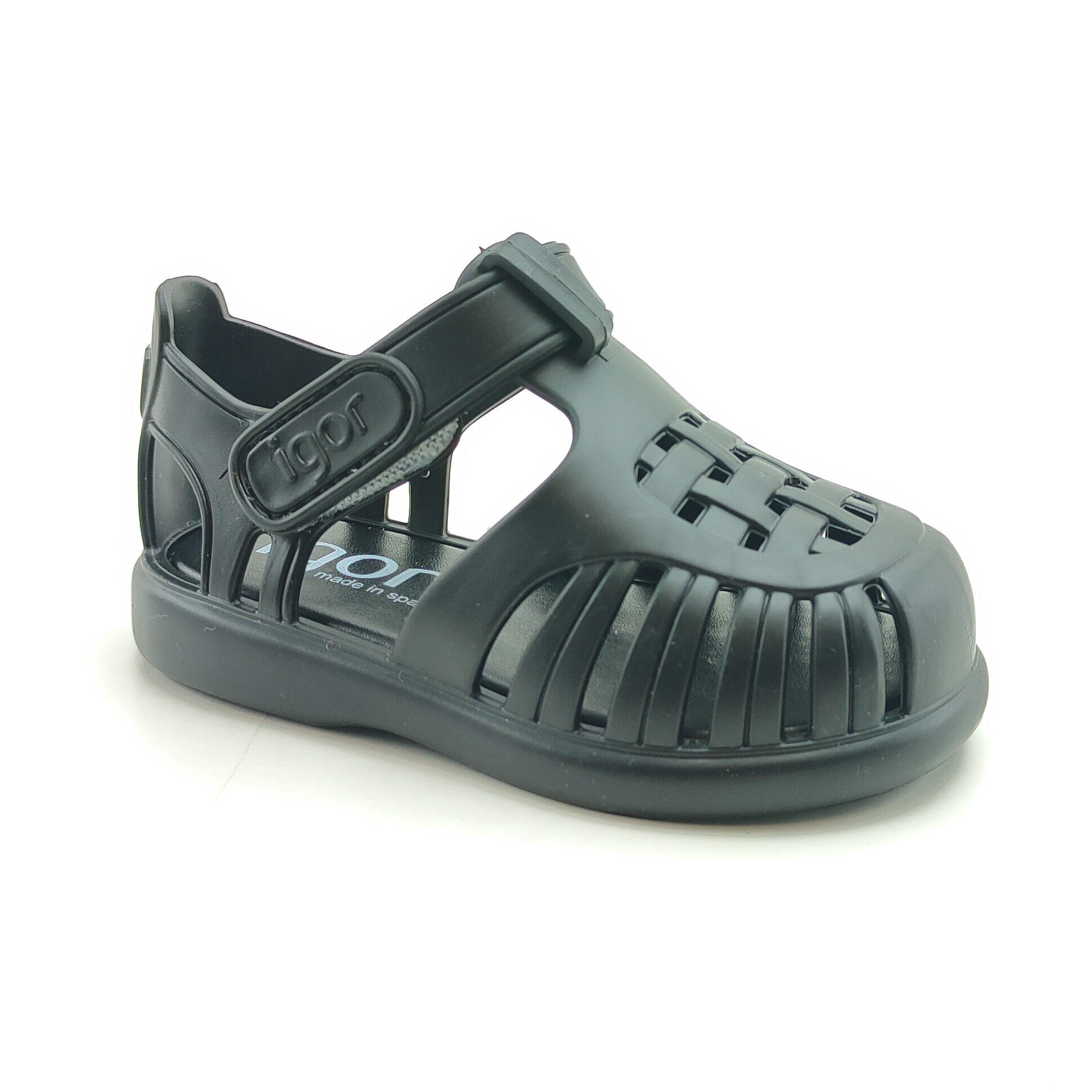 Igor Çocuk Sandalet Tobby Solıd S10271 NEGRO/BLACK - Igor