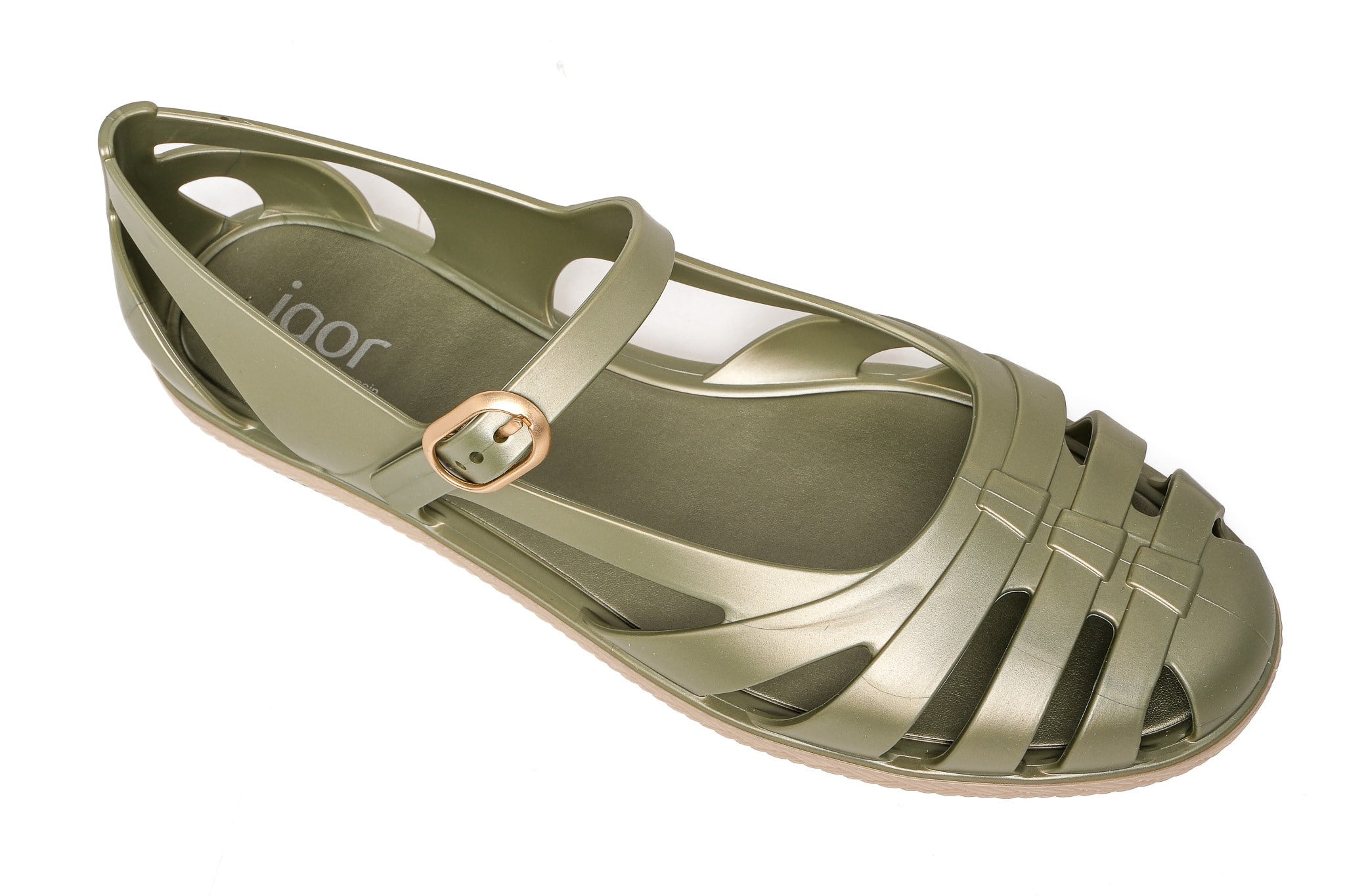 Igor Kadın Sandalet Paris Metal S10375 VERDE/GREEN - Igor