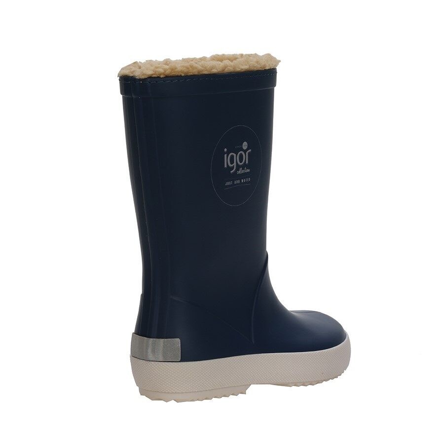 Igor Kürklü Yağmur Çizmesi Splash Nautico Borreguito W10207 JEANS/JEANS - Igor
