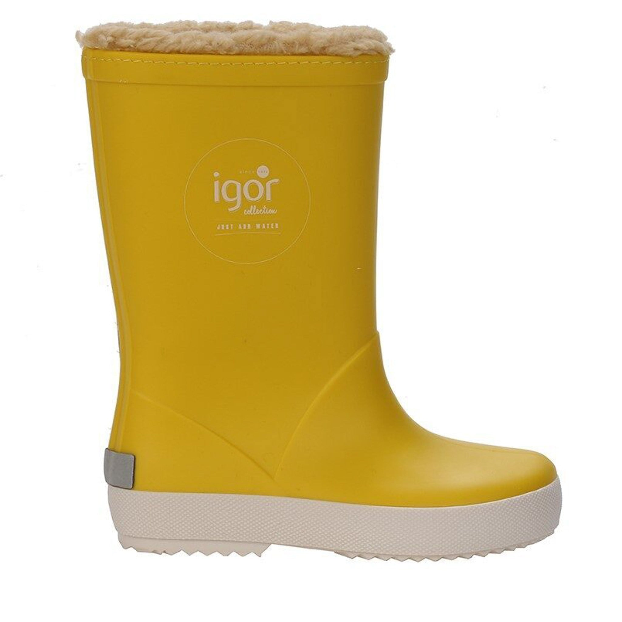 Igor Kürklü Yağmur Çizmesi Splash Nautico Borreguito W10207 AMARİLLO / YELLOW - Igor