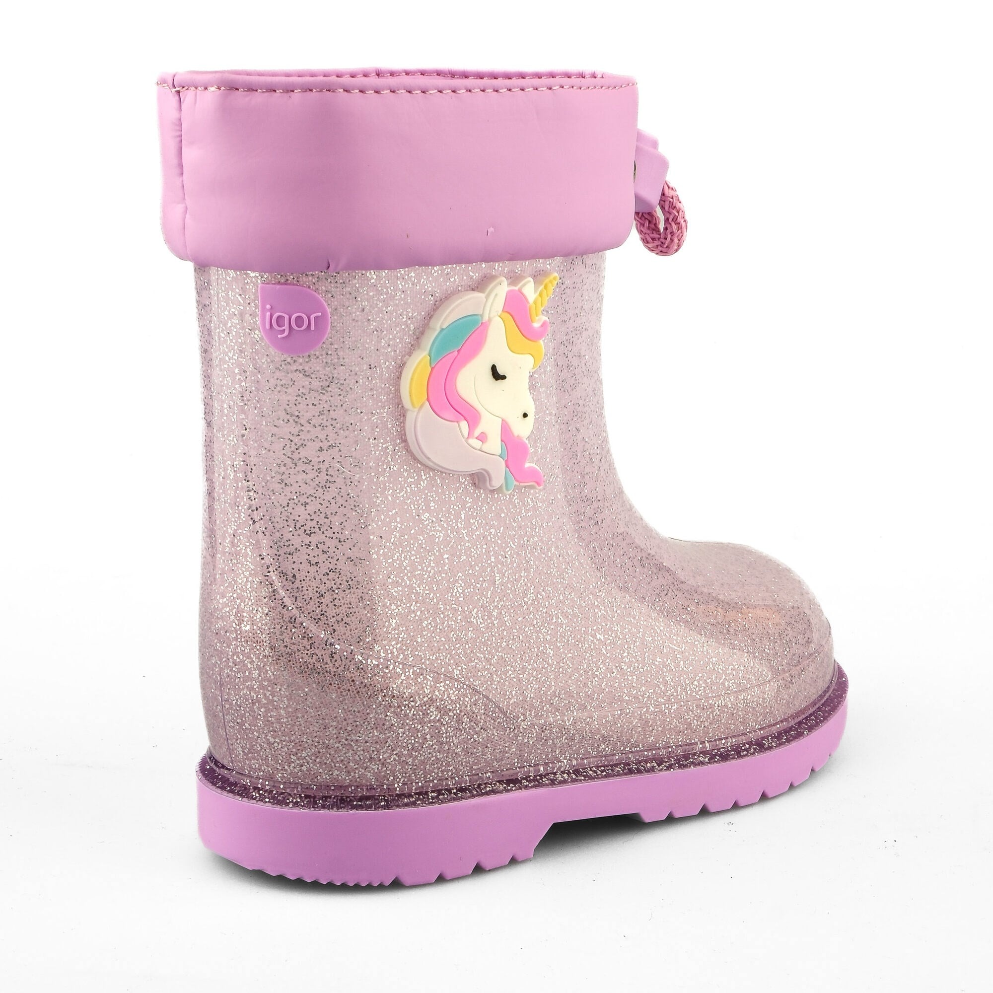 Igor Yağmur Çizmesi Bimbi Unicornio Glitter W10339 MALVA/MAUVE - Igor