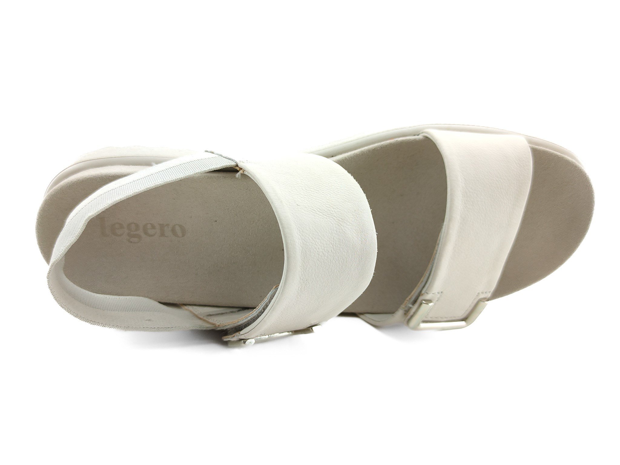 Legero Deri Ortopedik Kadın Sandalet 000244 KREM - Legero