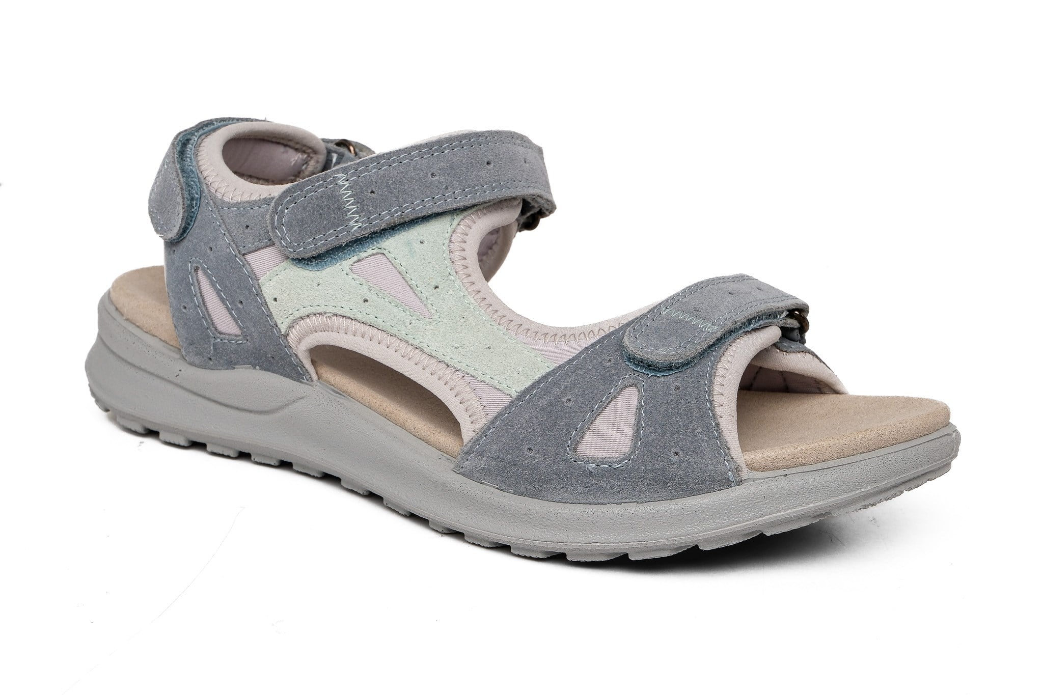 Legero Deri Ortopedik Spor Kadın Sandalet Sırıs 600732 AÇIK MAVİ - Legero
