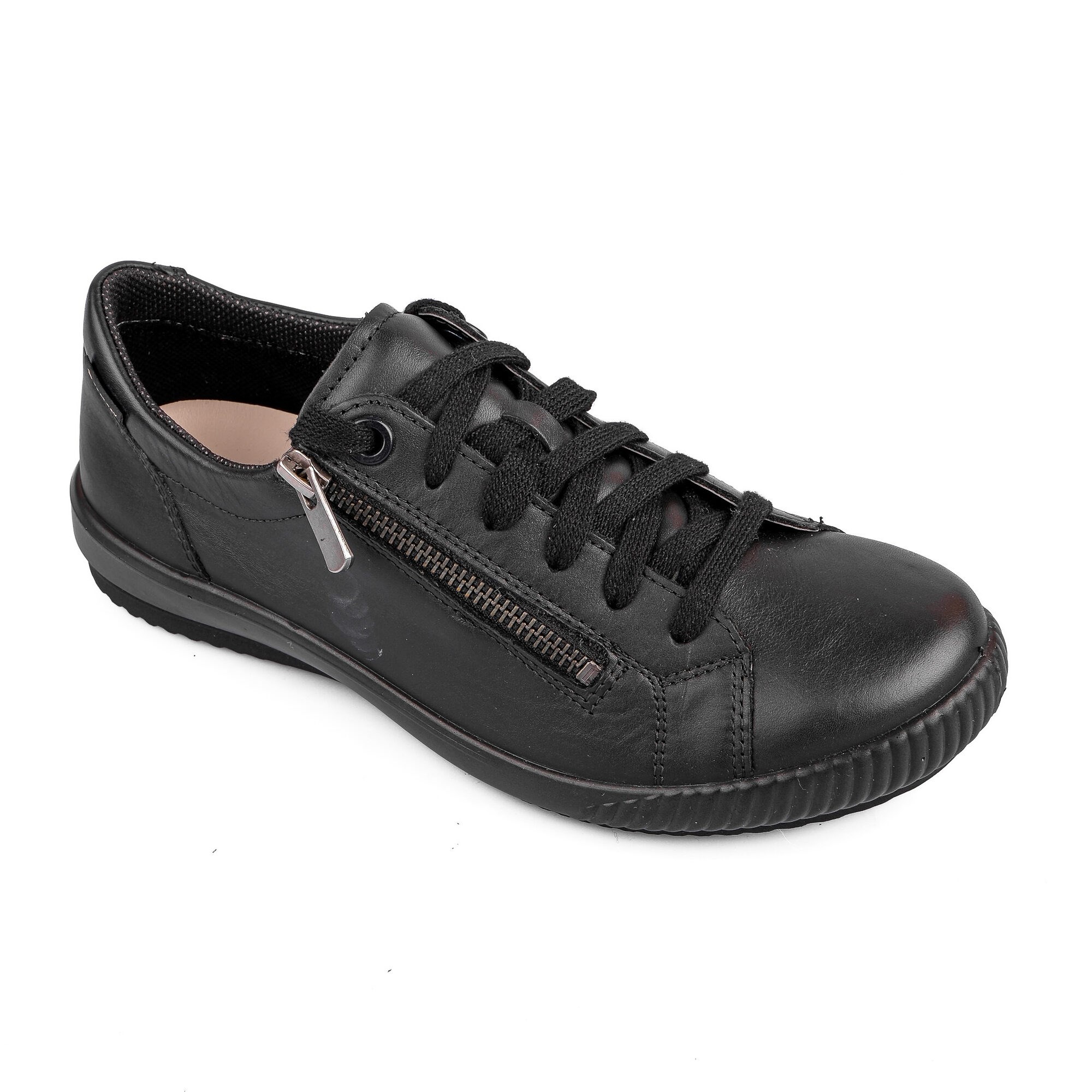 Legero Kadın Goretex Deri Ayakkabı Tanaro (Fermuarlı) 000219-0200 - Siyah SİYAH - Legero