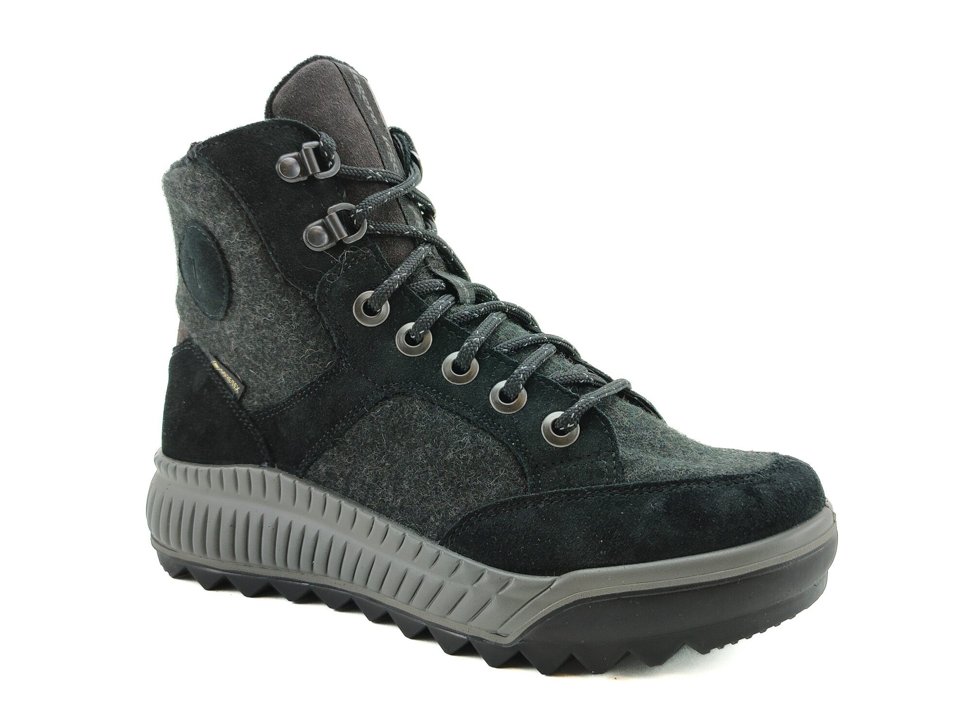 Legero Kadın Goretex Süet Bot Tırano 009565-0000 - Siyah SİYAH - Legero