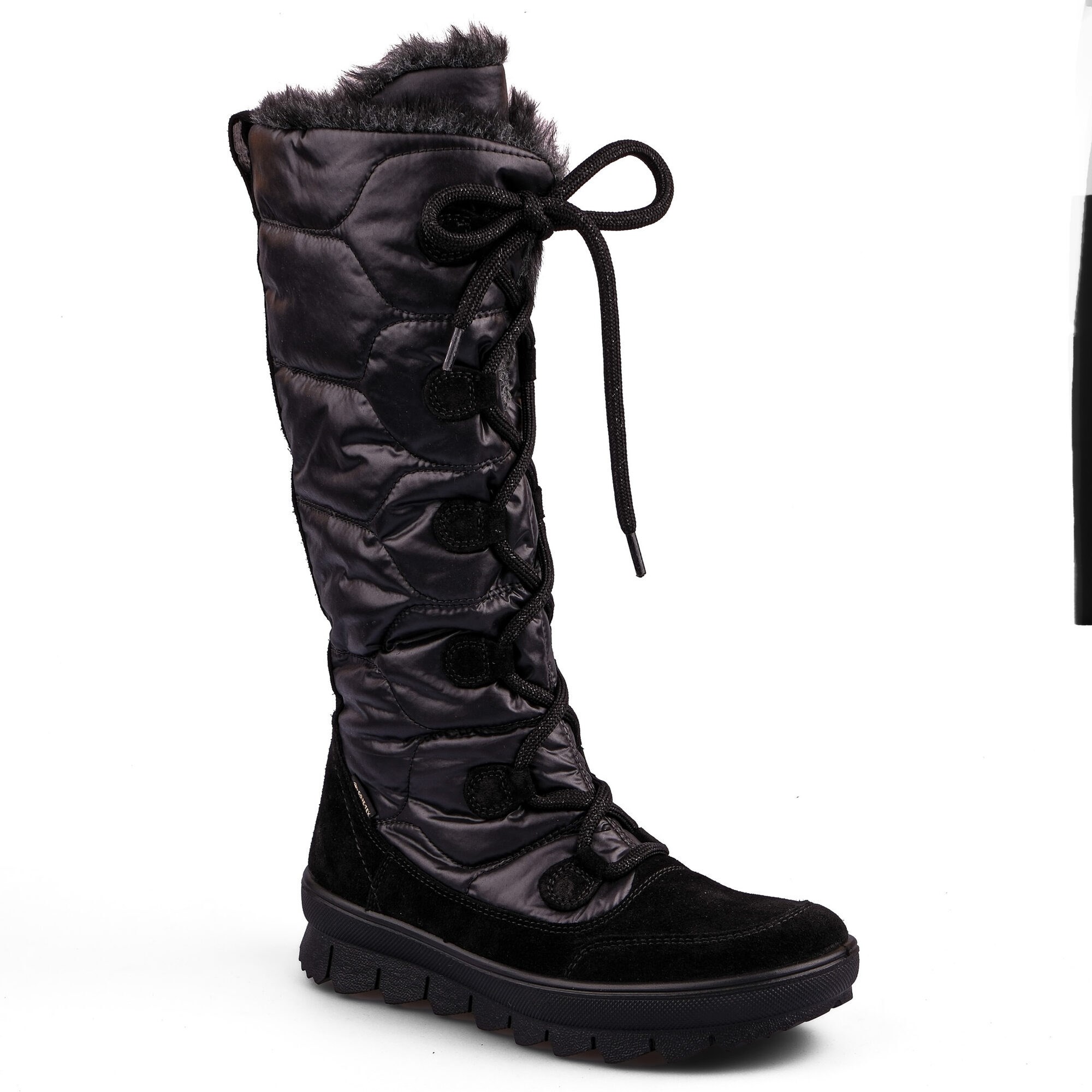 Legero Kadın Goretex Süet Çizme Novara 000349-0000 - Siyah Süet SİYAH - Legero