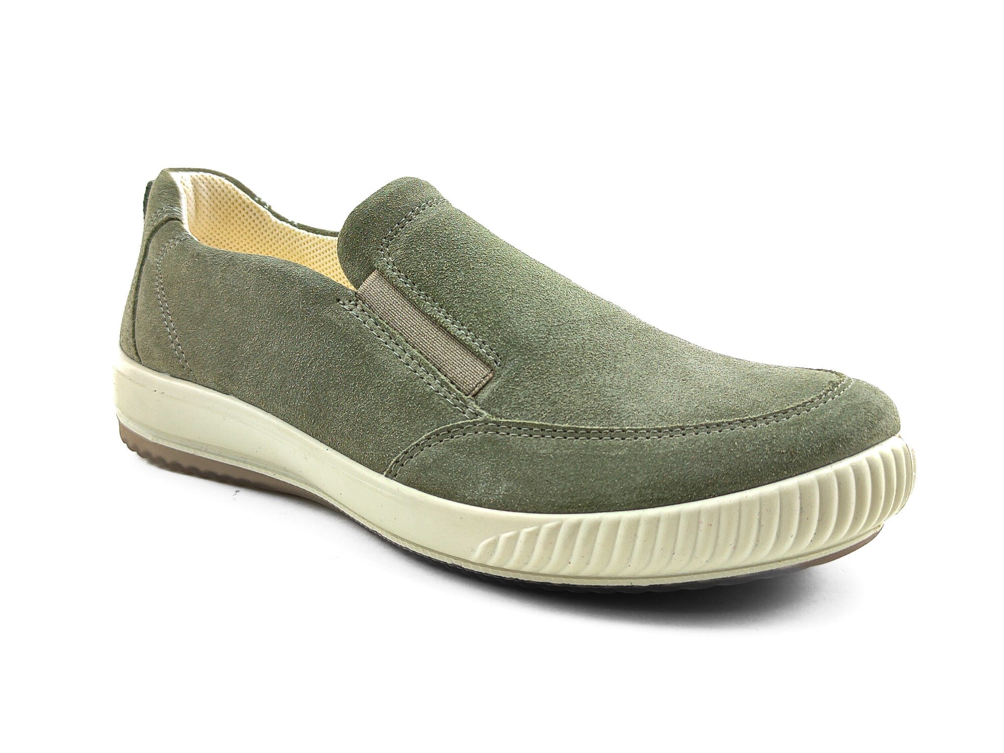 Legero Unisex Süet Ayakkabı Tanaro Bağcıksız 000215-7520 - Yeşil YEŞİL - Legero