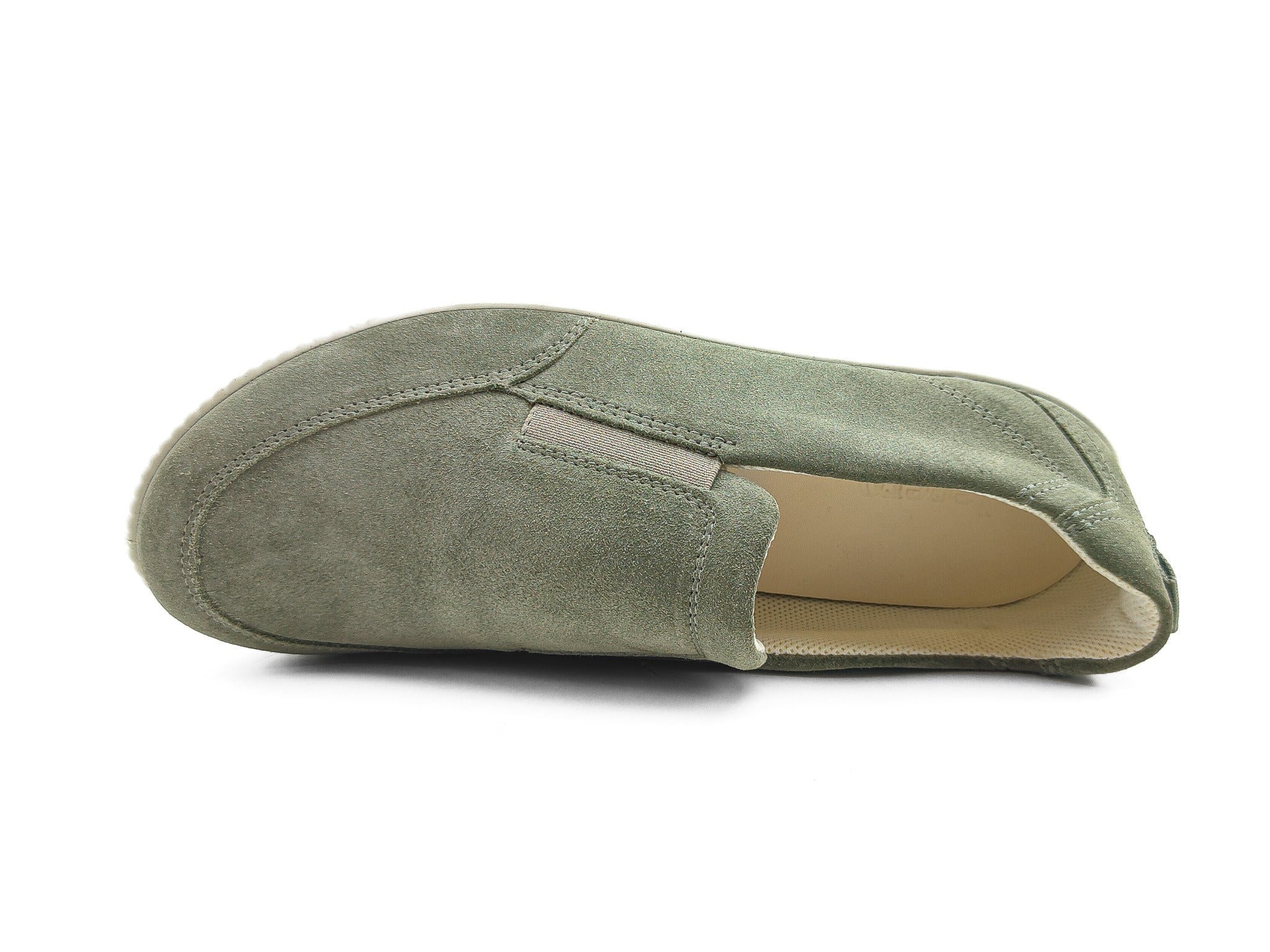 Legero Unisex Süet Ayakkabı Tanaro Bağcıksız 000215-7520 - Yeşil YEŞİL - Legero