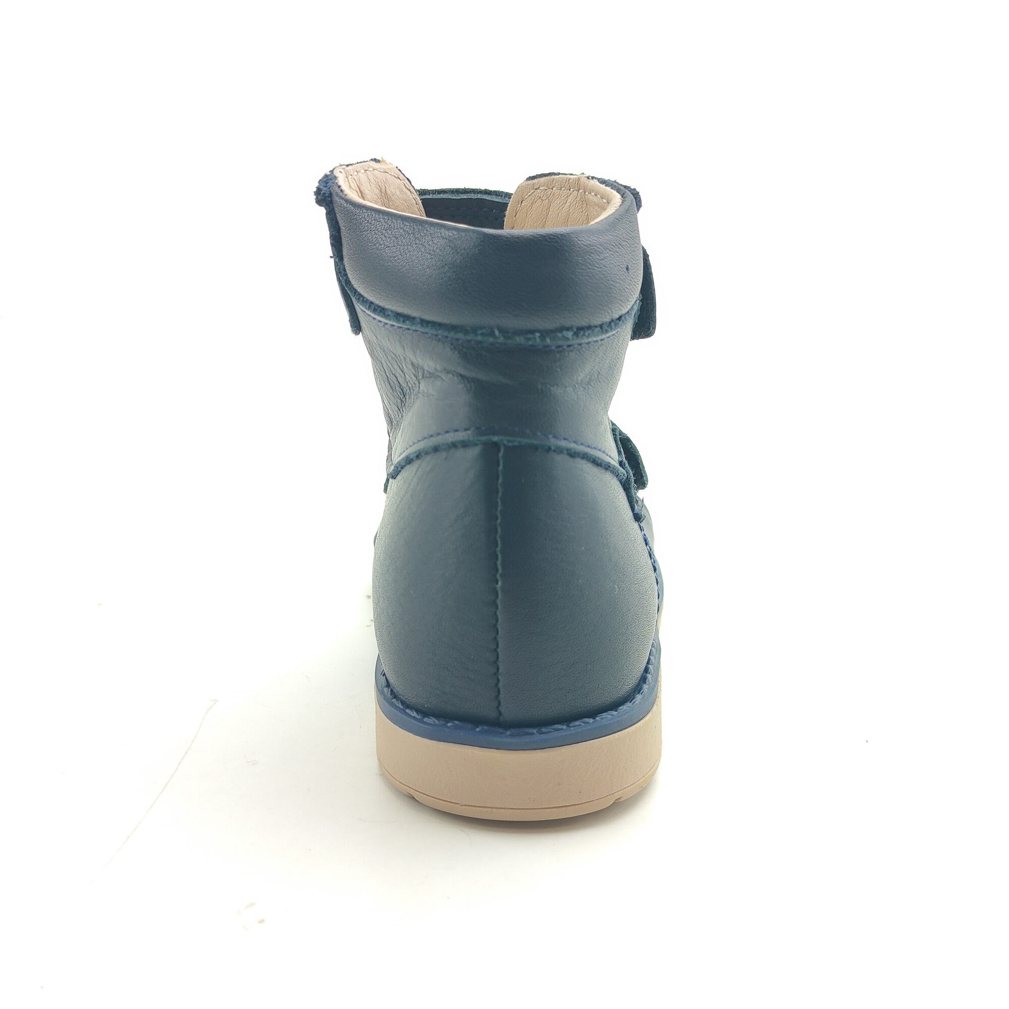 Ortoplus Deri Ortopedik AFO Sandalet F C718 LACİVERT - OrtoPlus