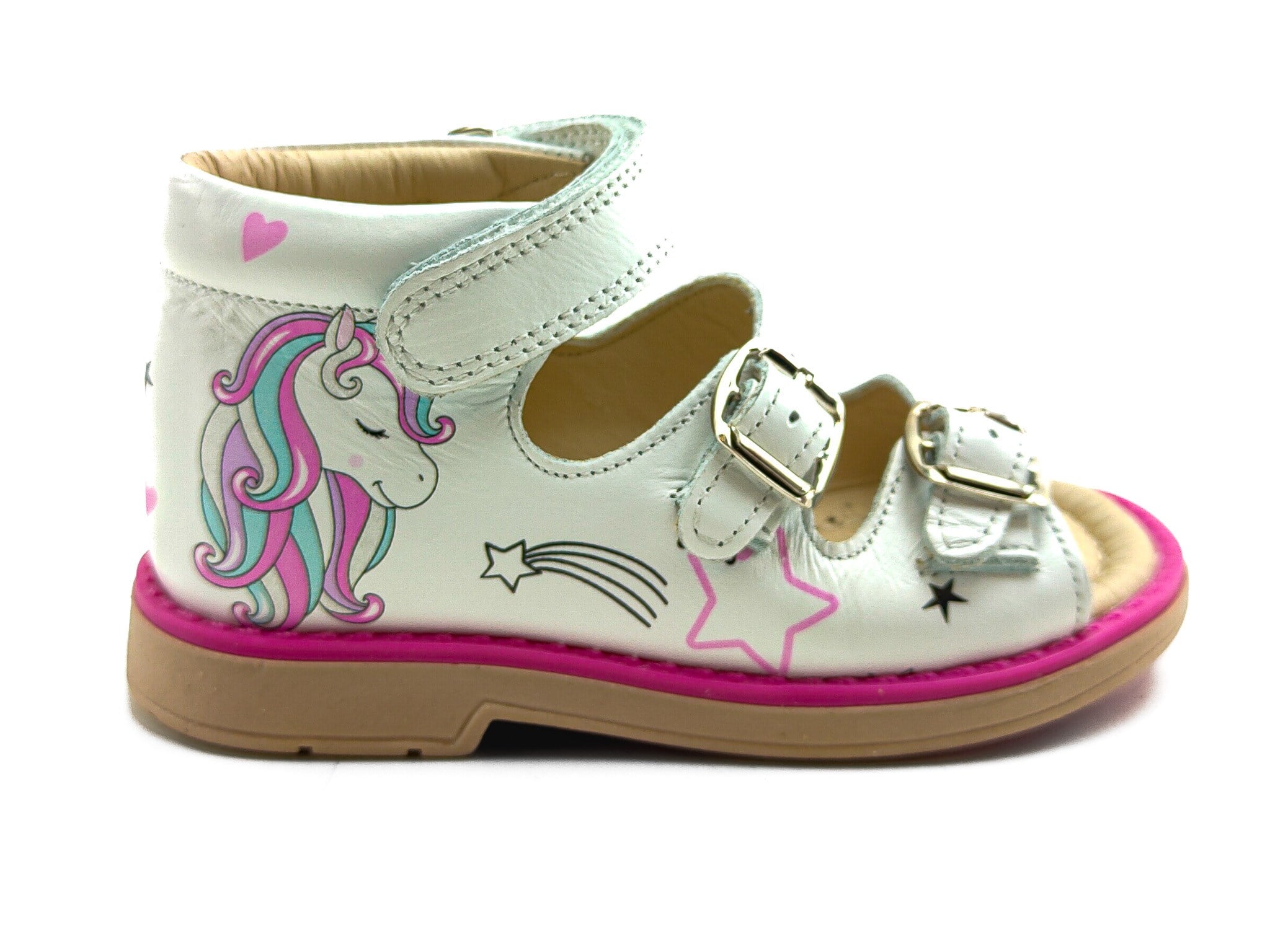 Ortoplus Deri Ortopedik Bebe Sandalet K C725 UNICORN - OrtoPlus
