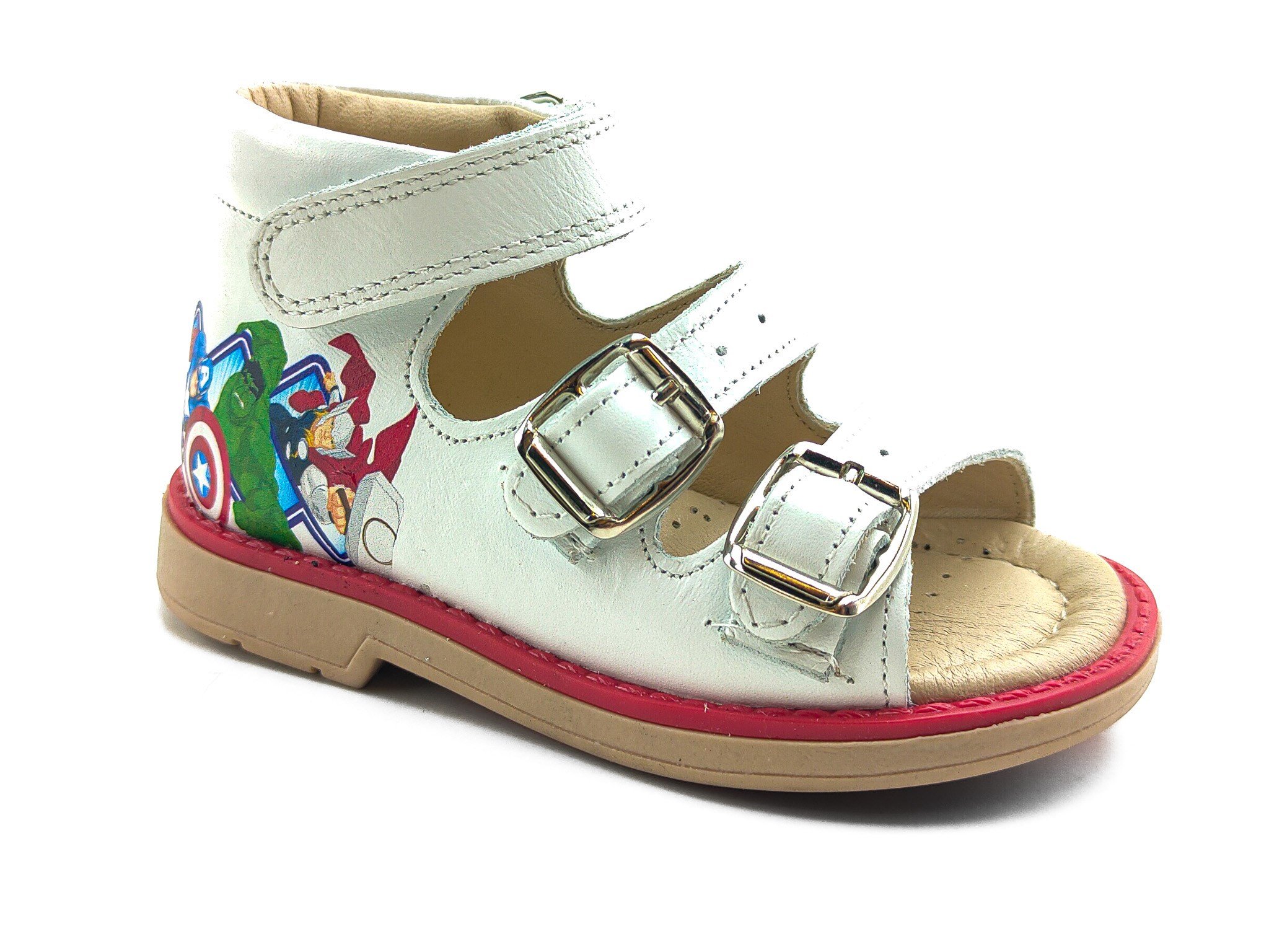 Ortoplus Deri Ortopedik Bebe Sandalet K C725 MARVEL - OrtoPlus