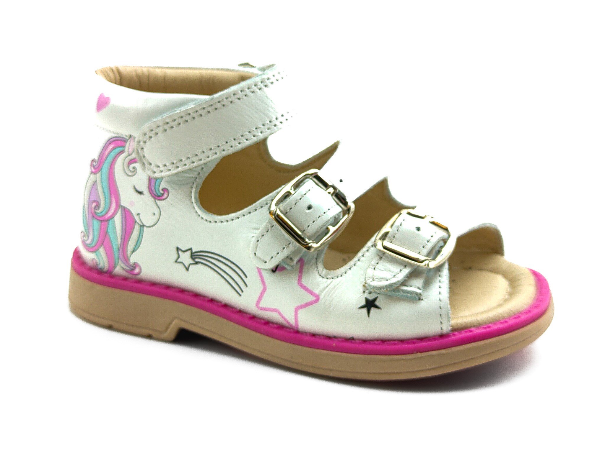 Ortoplus Deri Ortopedik Bebe Sandalet K C725 UNICORN - OrtoPlus