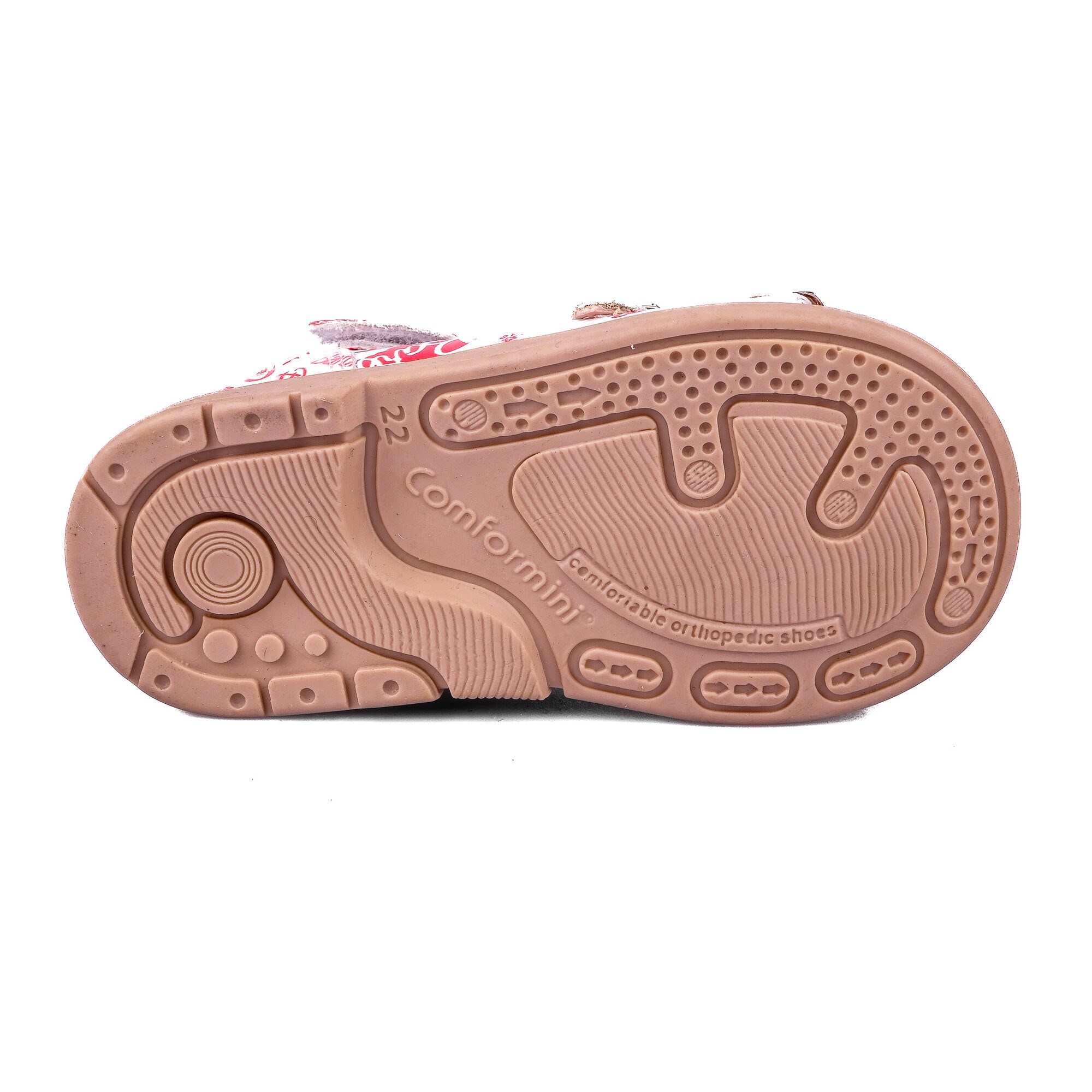 Ortoplus Deri Ortopedik Bebe Sandalet K C646-1 BARBİE - OrtoPlus
