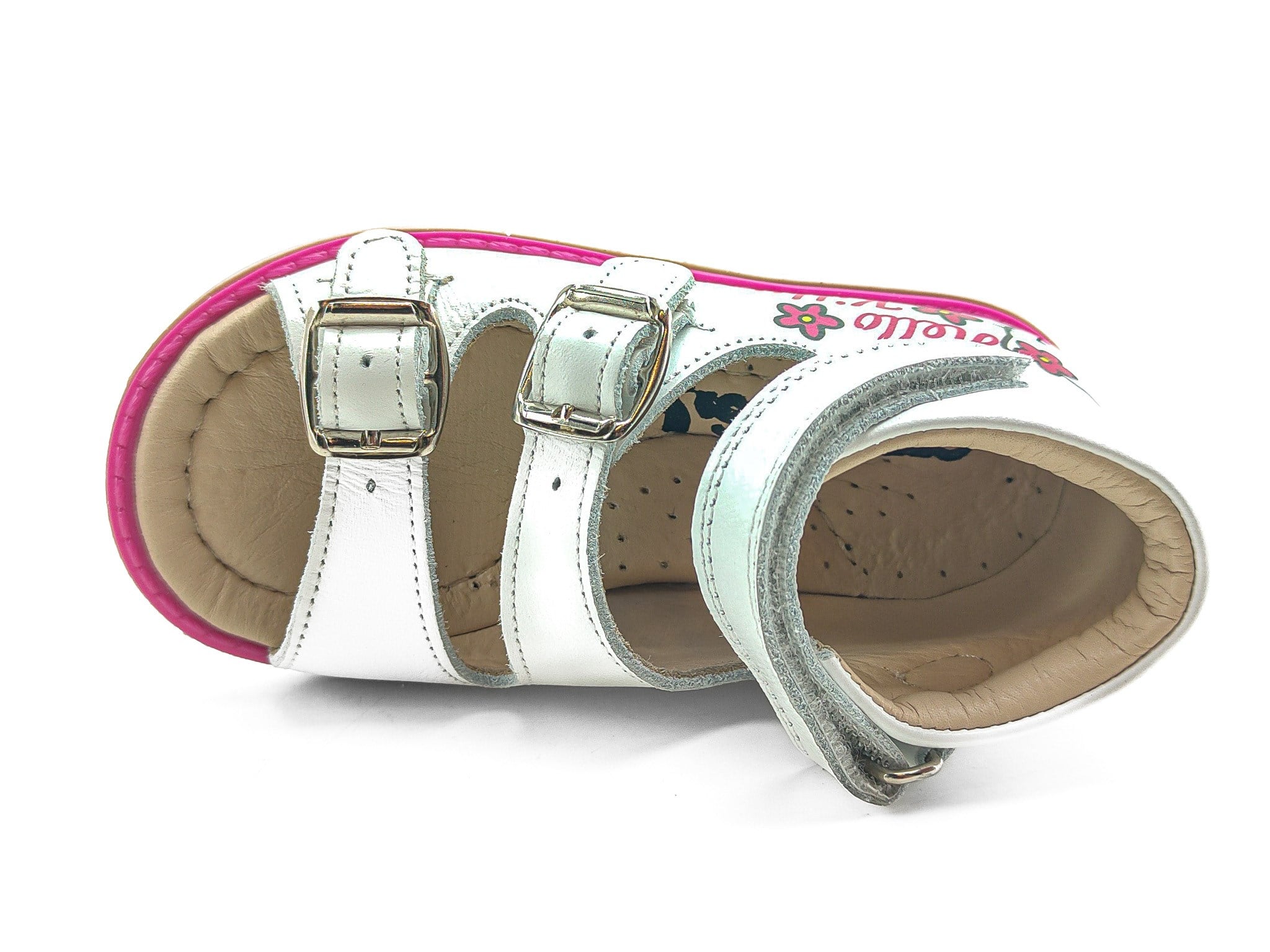 Ortoplus Deri Ortopedik Bebe Sandalet K C725 HELLO KİTTY - OrtoPlus