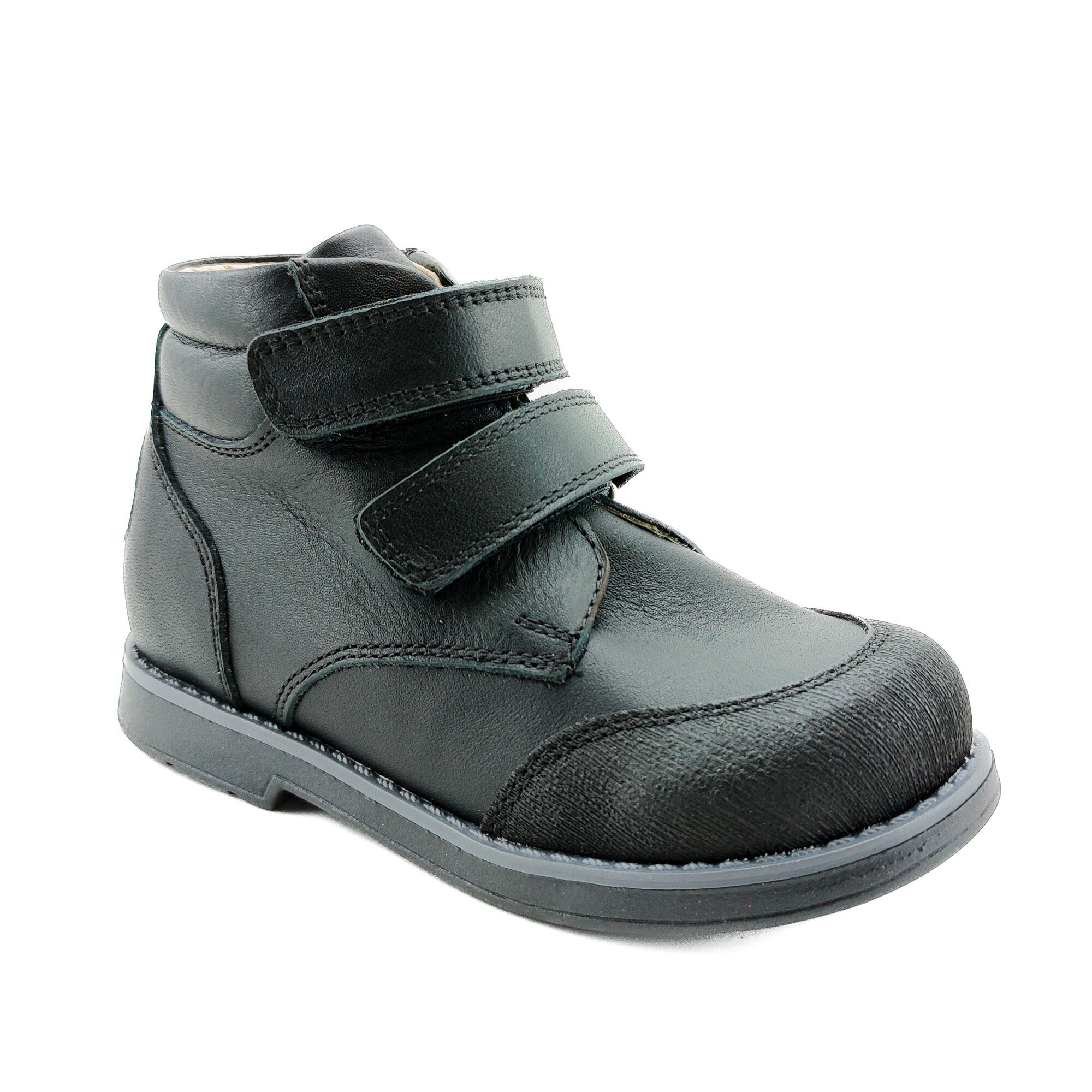 Ortoplus Deri Ortopedik Bebek Bot K C5002 SİYAH - OrtoPlus