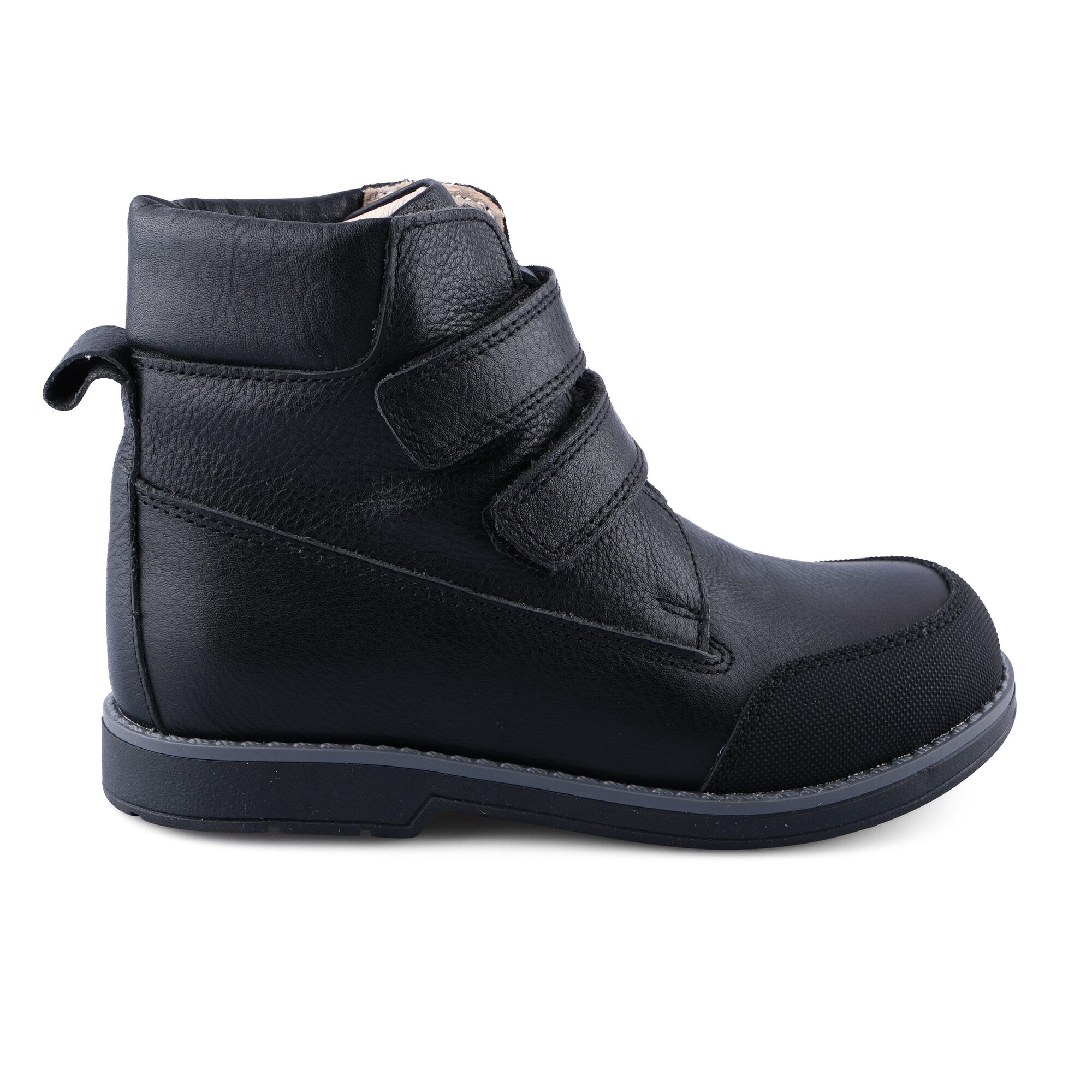 Ortoplus Deri Ortopedik Çocuk Bot F C5002-1 SİYAH - OrtoPlus