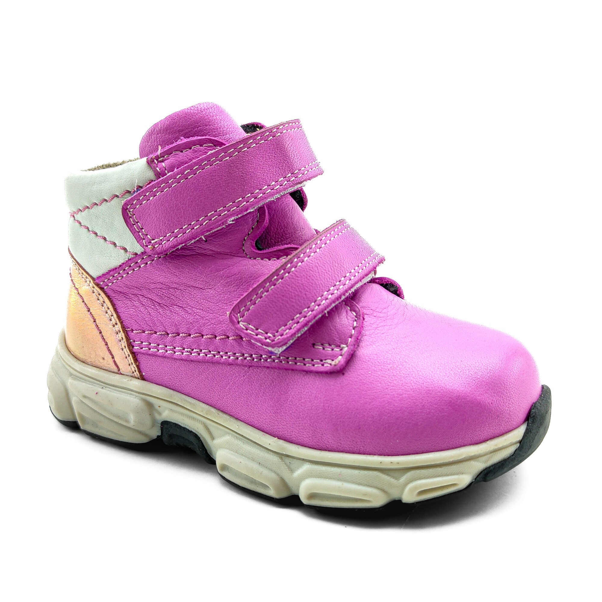 Ortoplus Deri Ortopedik Çocuk Bot K R9059 PEMBE - OrtoPlus