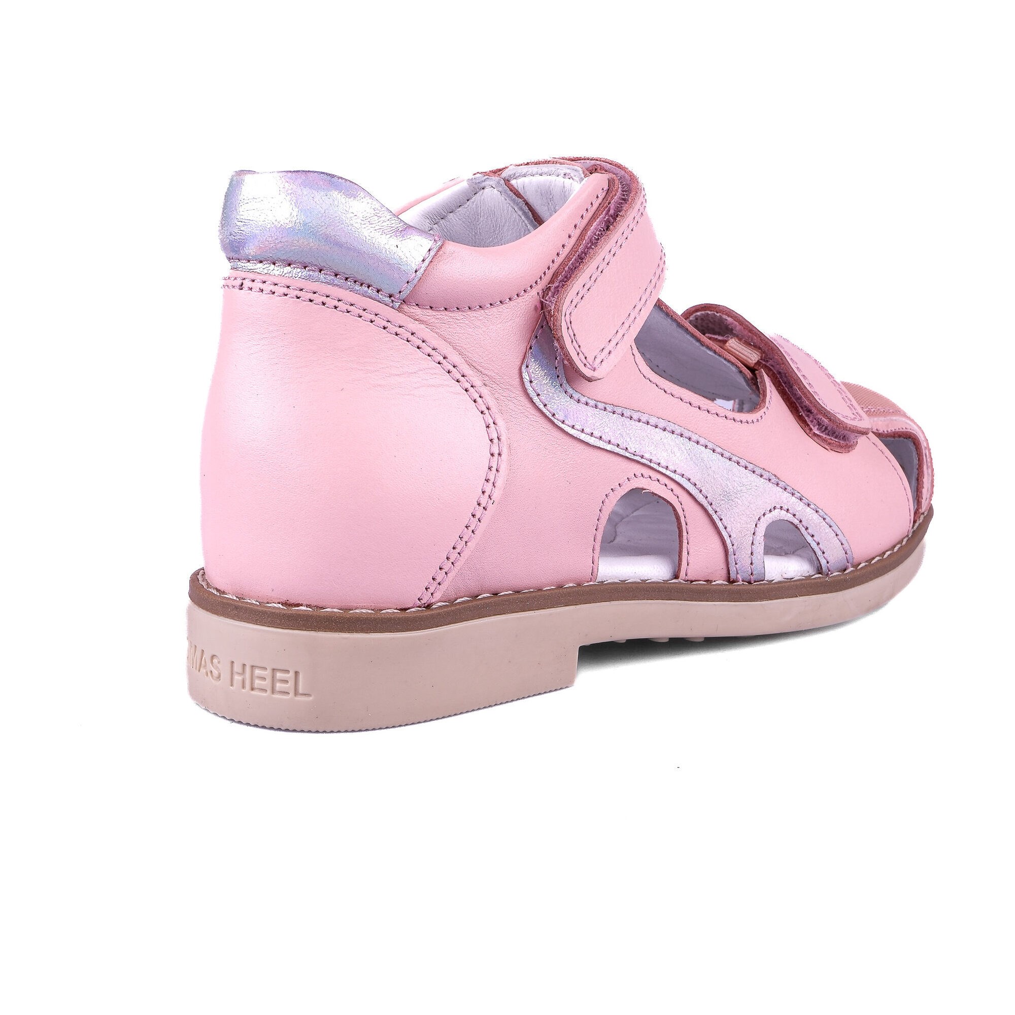 Ortoplus Deri Ortopedik Çocuk Sandalet F OZ501 PUDRA - OrtoPlus