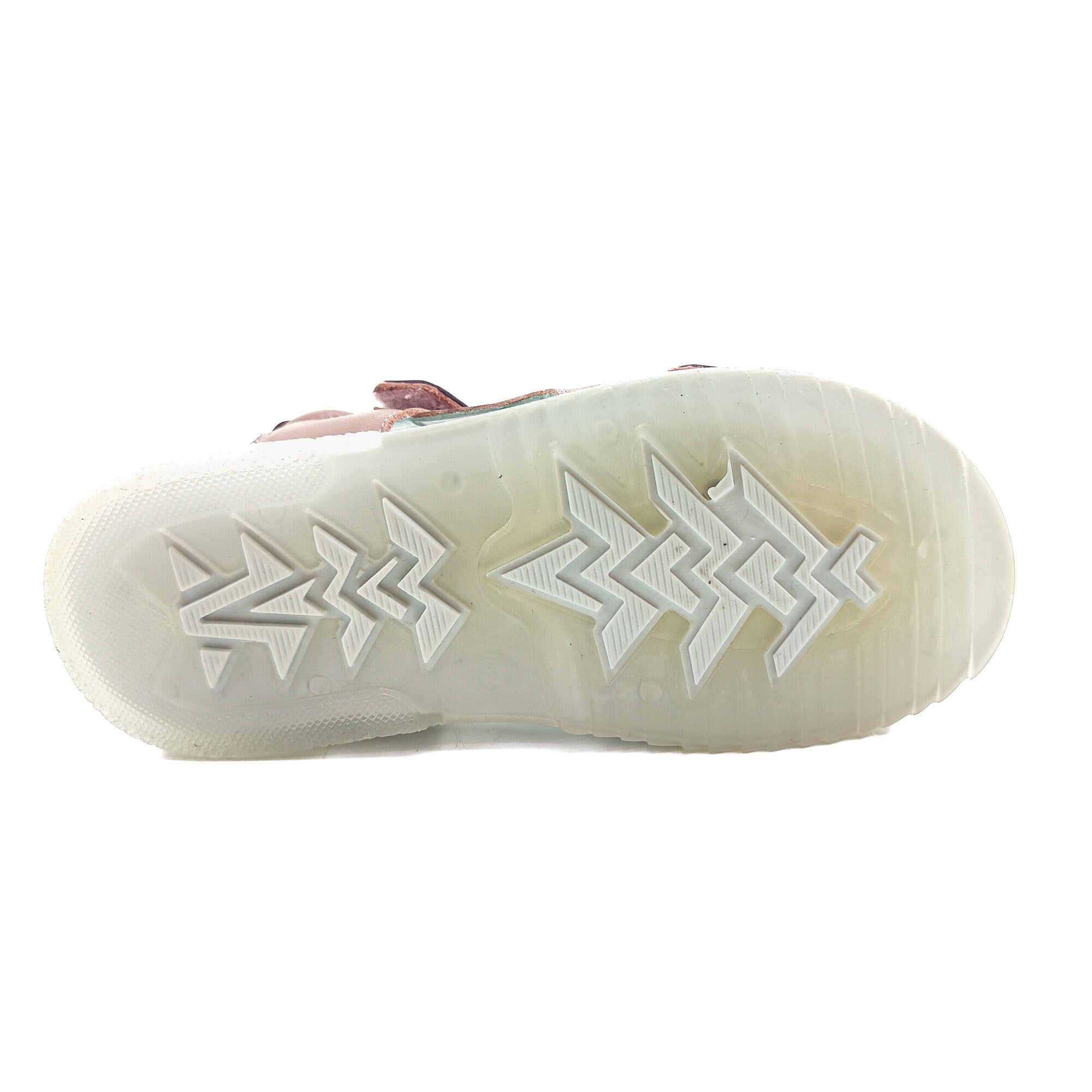 Ortoplus Deri Ortopedik Çocuk Sandalet F OZ600 PUDRA - BORDO - OrtoPlus