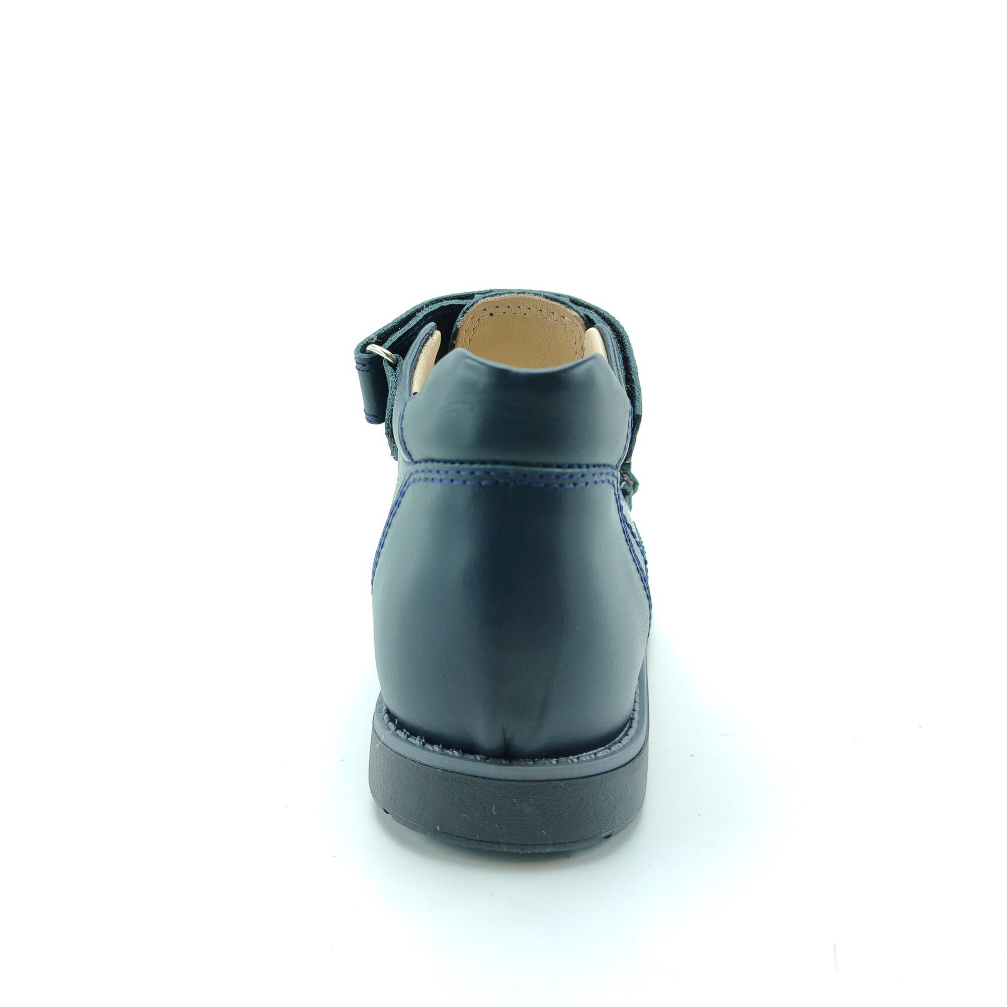 Ortoplus Deri Ortopedik Çocuk Sandalet F C646-1 LACİVERT - OrtoPlus