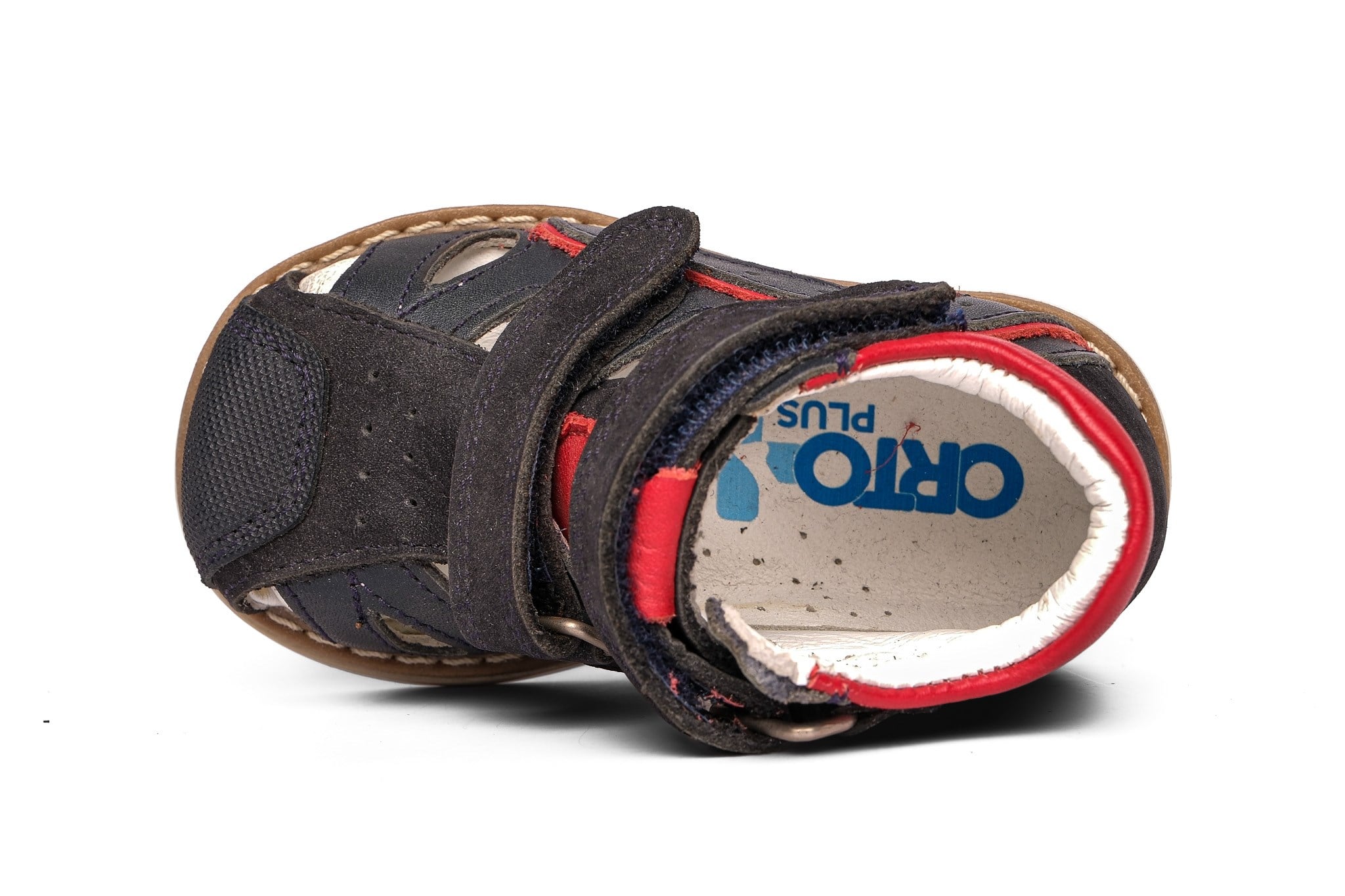 Ortoplus Deri Ortopedik İlk Adım Sandalet İ OZ500 LACİVERT - OrtoPlus