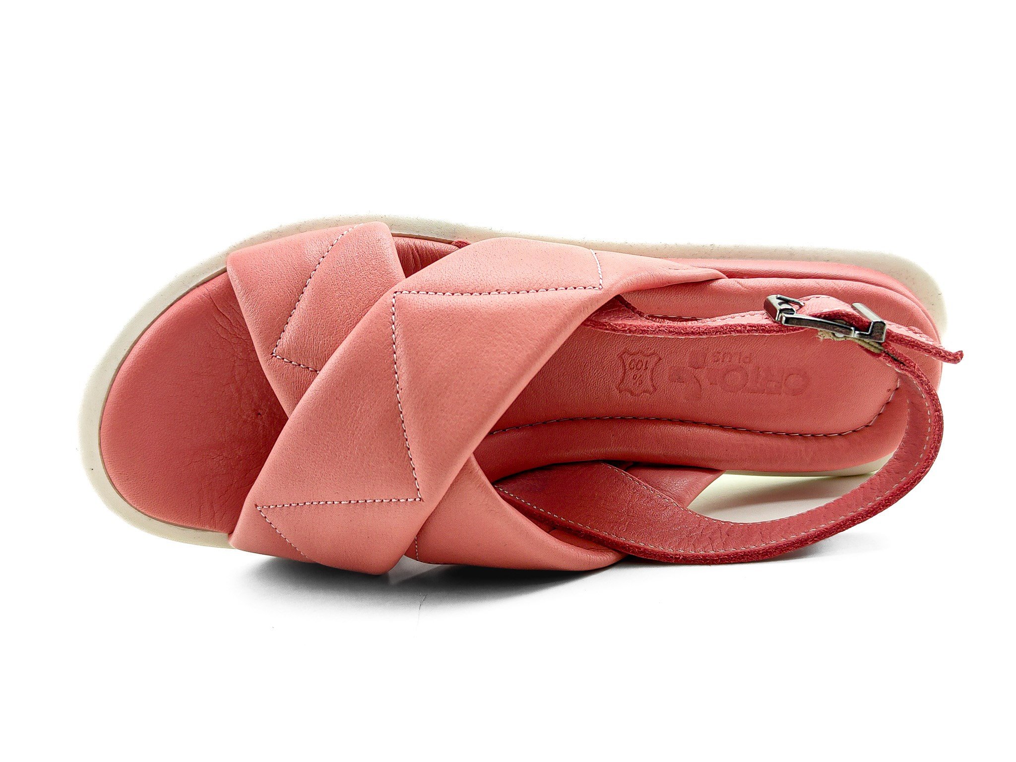 Ortoplus Deri Ortopedik Kadın Sandalet S3010 PEMBE - OrtoPlus