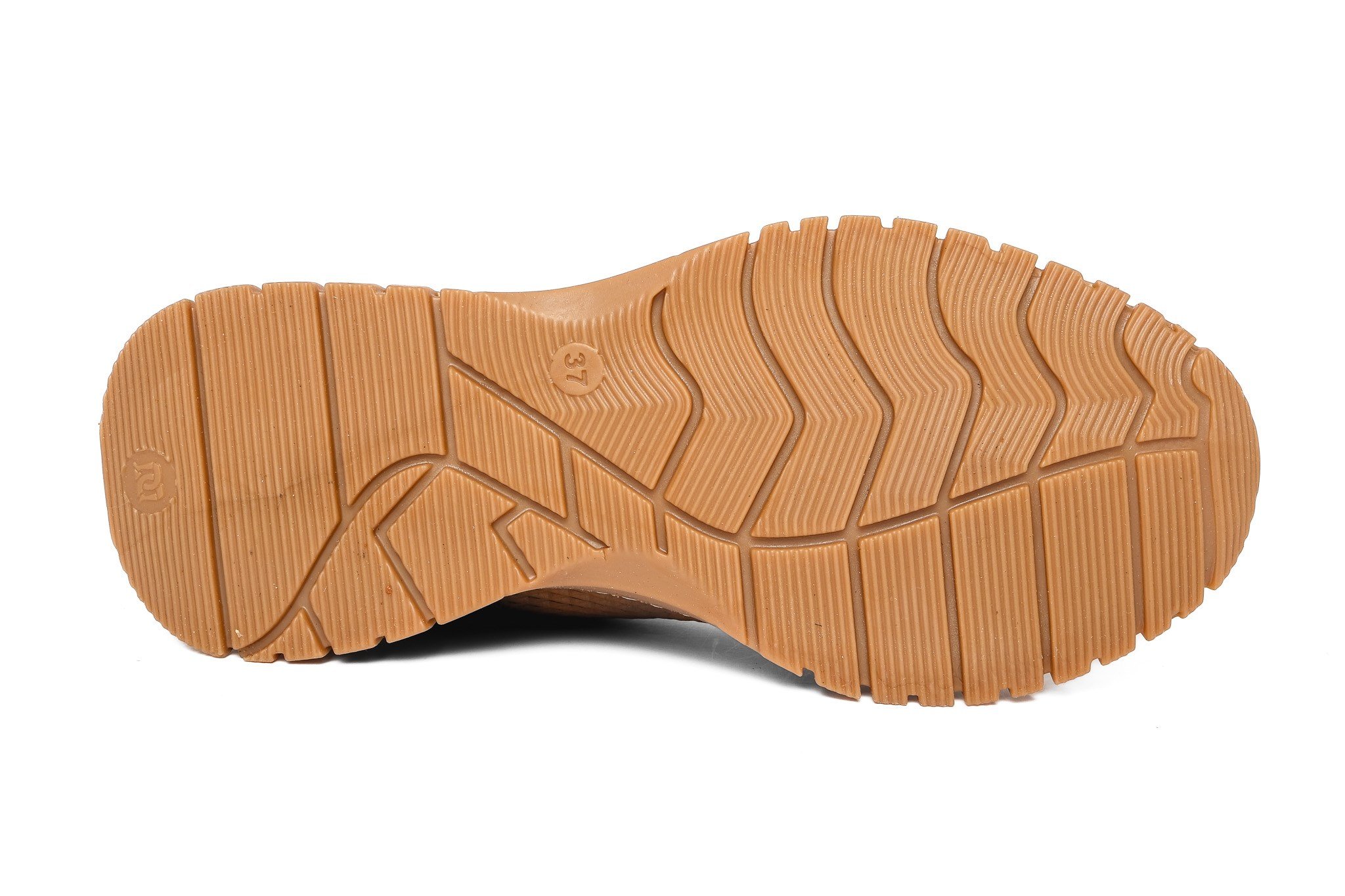 Ortoplus Deri Ortopedik Kadın Sneaker Ayakkabı ND26066 TABA - OrtoPlus