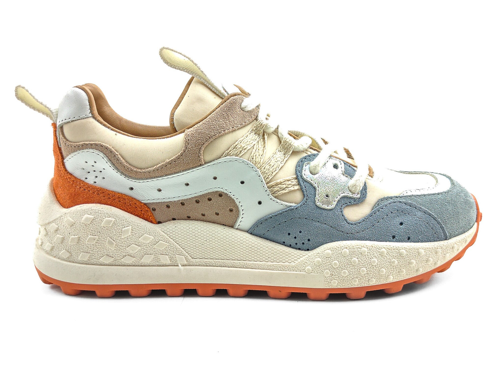 Ortoplus Deri Ortopedik Kadın Sneaker Ayakkabı ET3033 BUZ MAVİ - OrtoPlus