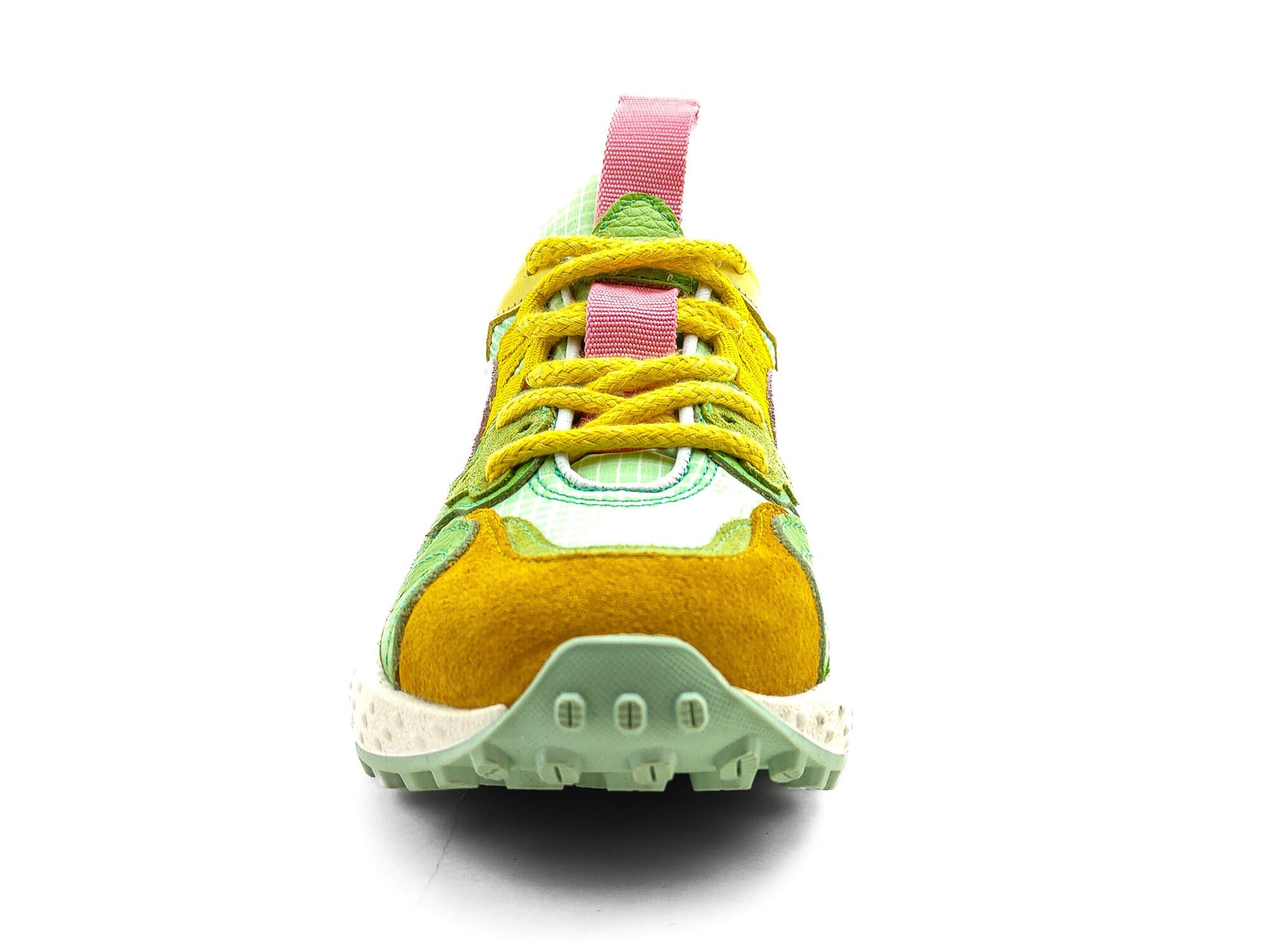 Ortoplus Deri Ortopedik Kadın Sneaker Ayakkabı ET3033 YEŞİL KARIŞIK - OrtoPlus