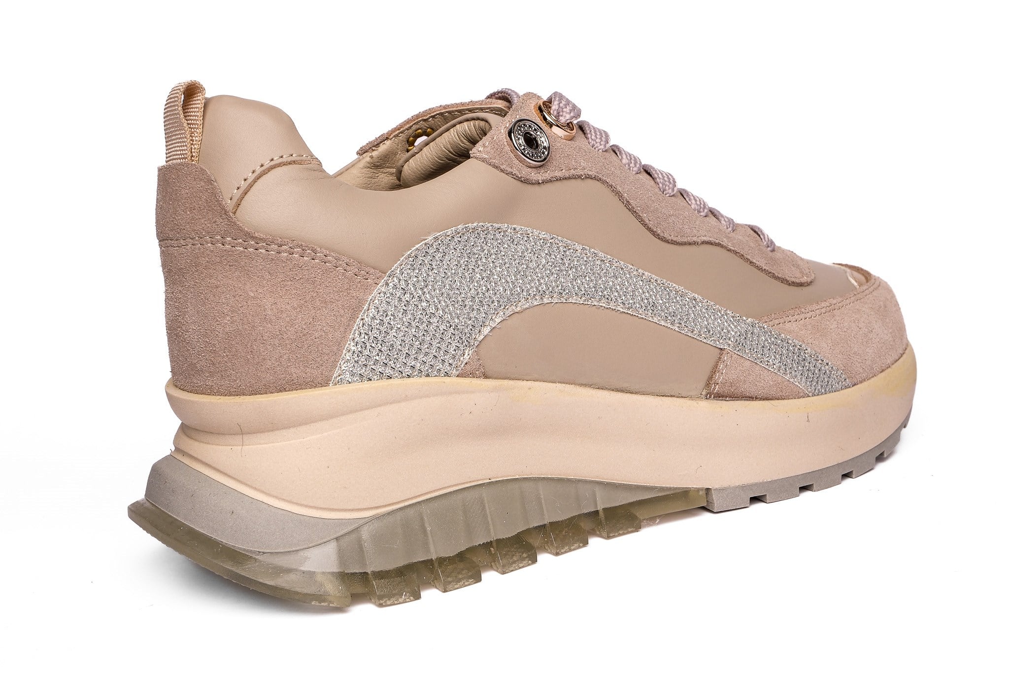 Ortoplus Deri Ortopedik Kadın Sneaker Ayakkabı ET3212 GRİ - OrtoPlus