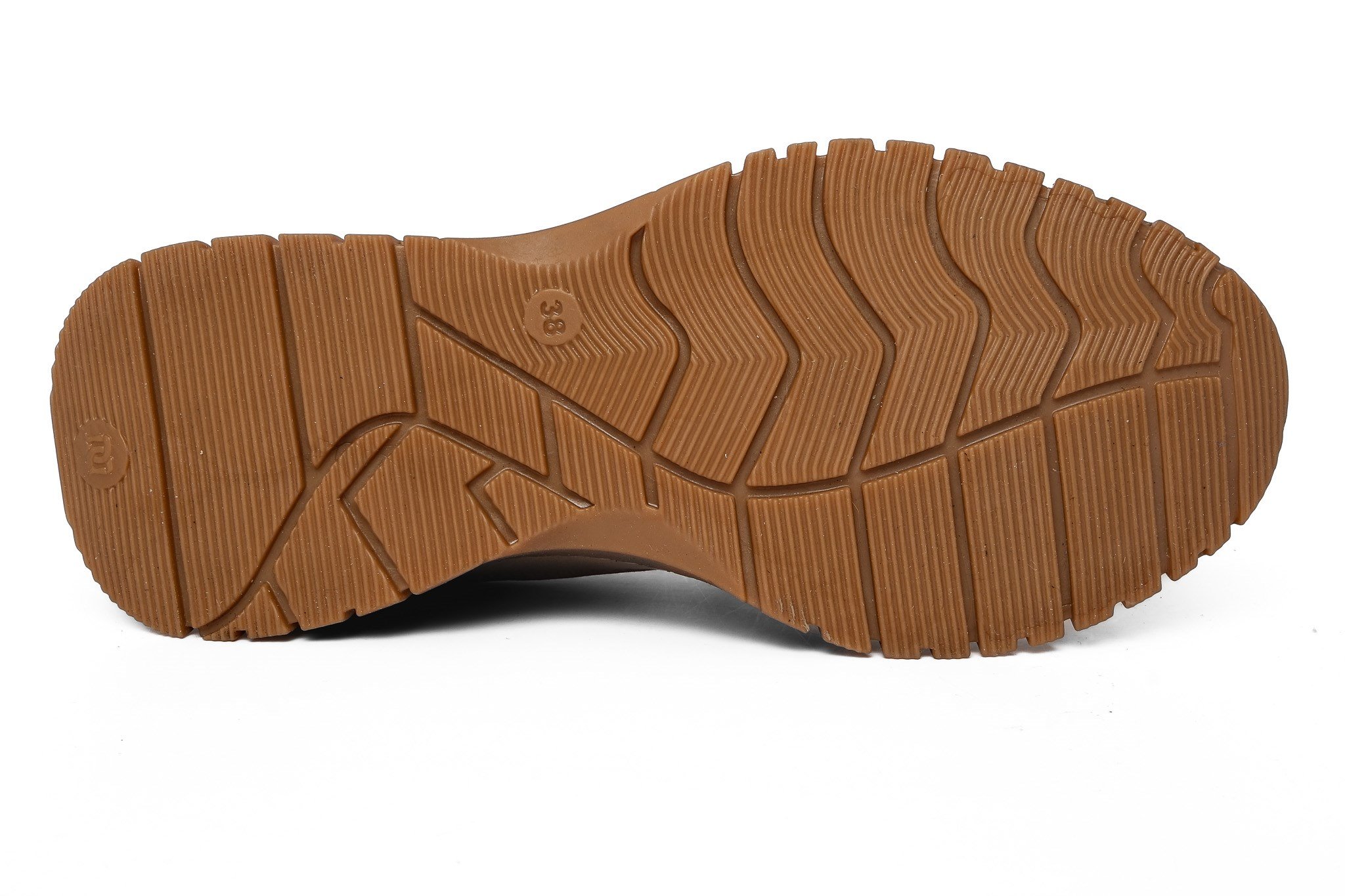 Ortoplus Deri Ortopedik Kadın Sneaker Ayakkabı Bağcıklı ND26061 BEJ - OrtoPlus