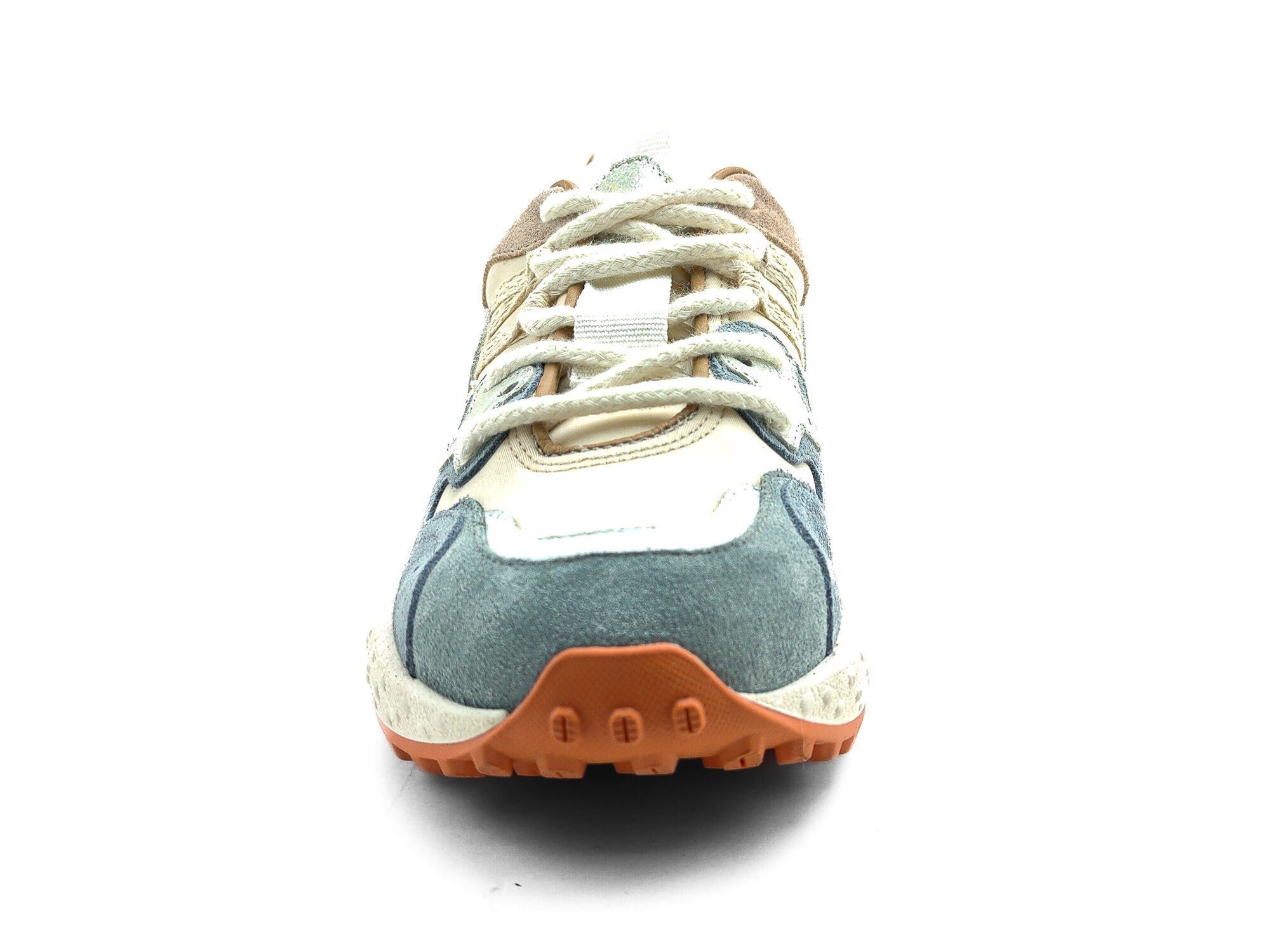 Ortoplus Deri Ortopedik Kadın Sneaker Ayakkabı ET3033 BUZ MAVİ - OrtoPlus