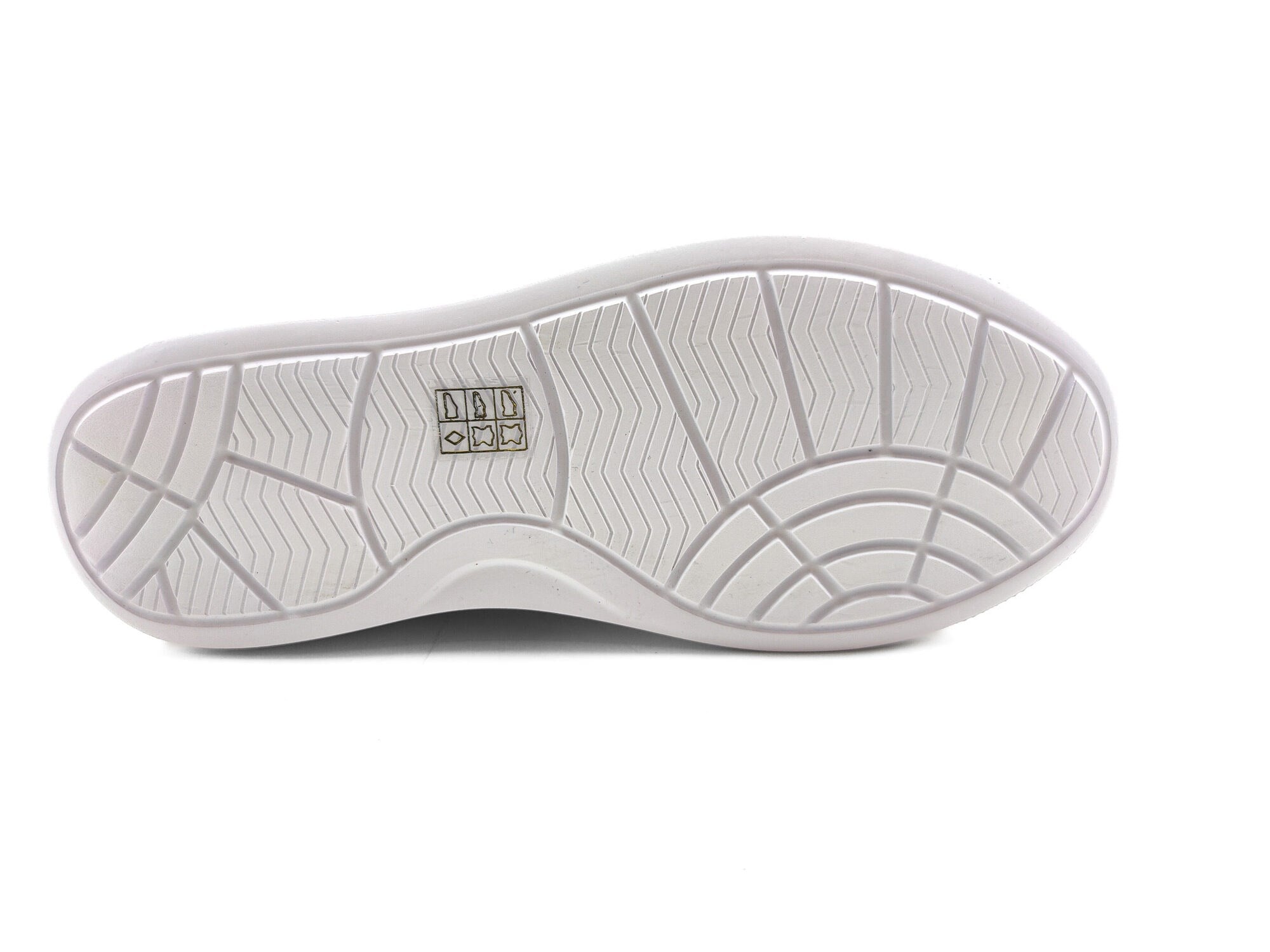 Ortoplus Deri Ortopedik Kadın Sneaker Ayakkabı ET3060 BEYAZ - GÜMÜŞ - OrtoPlus