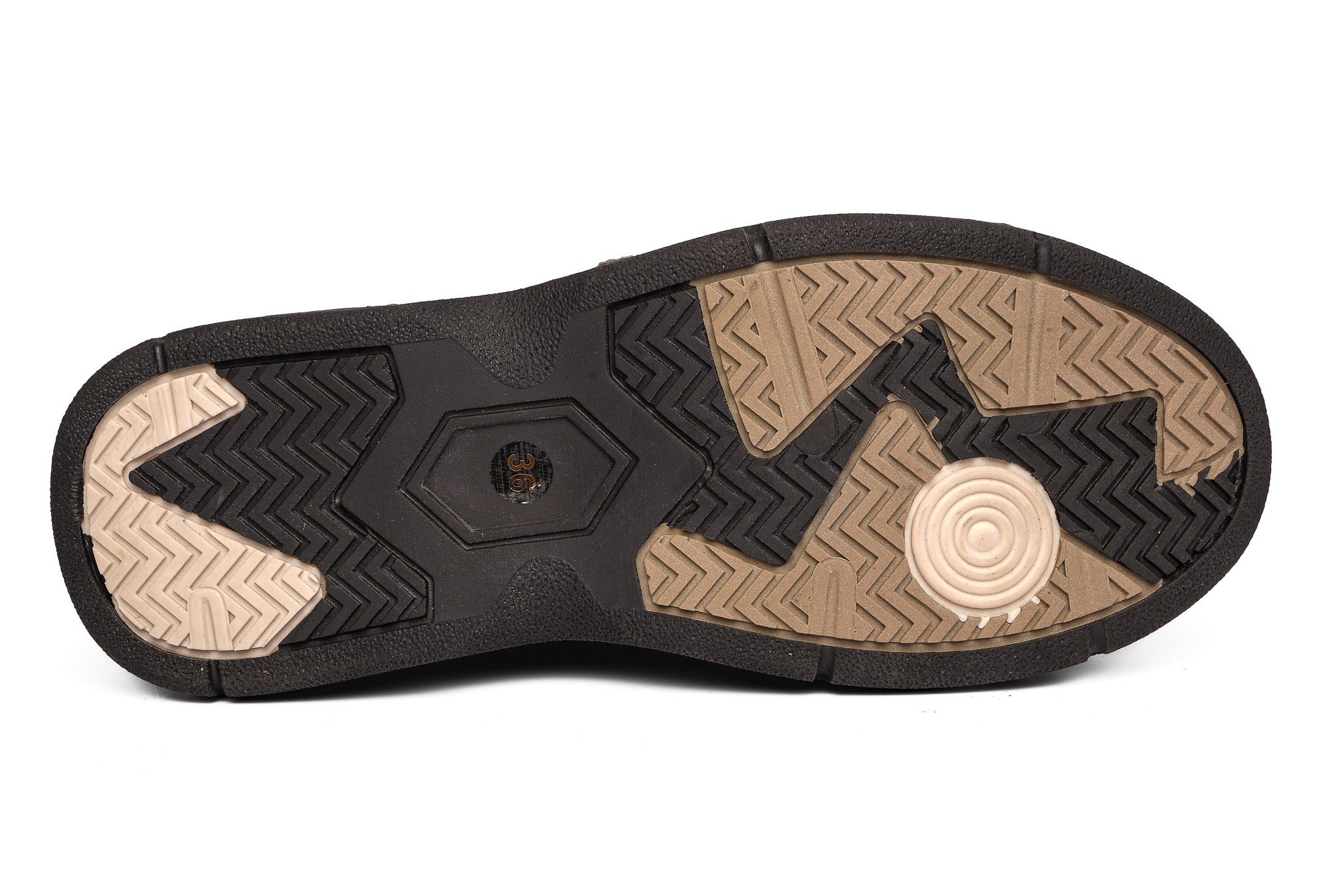 Ortoplus Deri Ortopedik Kadın Sneaker Ayakkabı ET3308 SİYAH LEOPAR - OrtoPlus