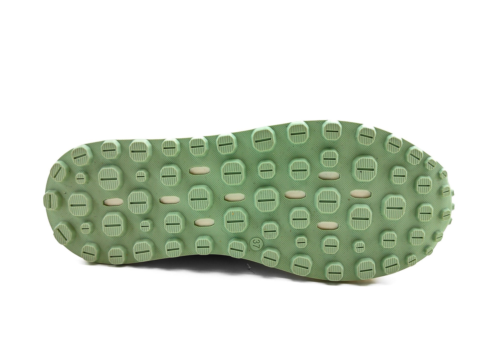 Ortoplus Deri Ortopedik Kadın Sneaker Ayakkabı ET3033 YEŞİL KARIŞIK - OrtoPlus