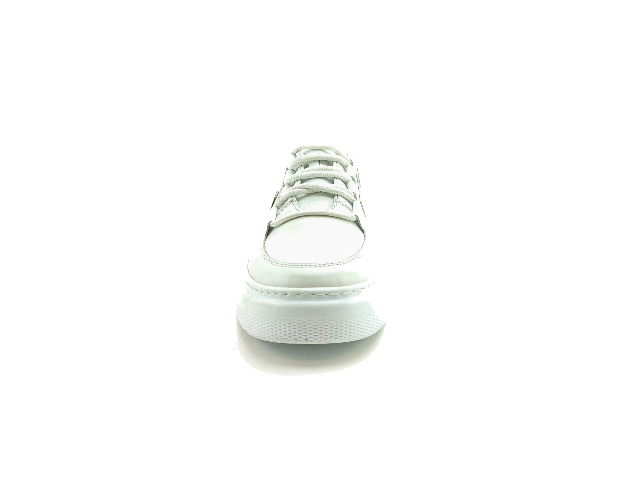 Ortoplus Deri Ortopedik Sneaker Kadın Ayakkabı S8030 BEYAZ - OrtoPlus