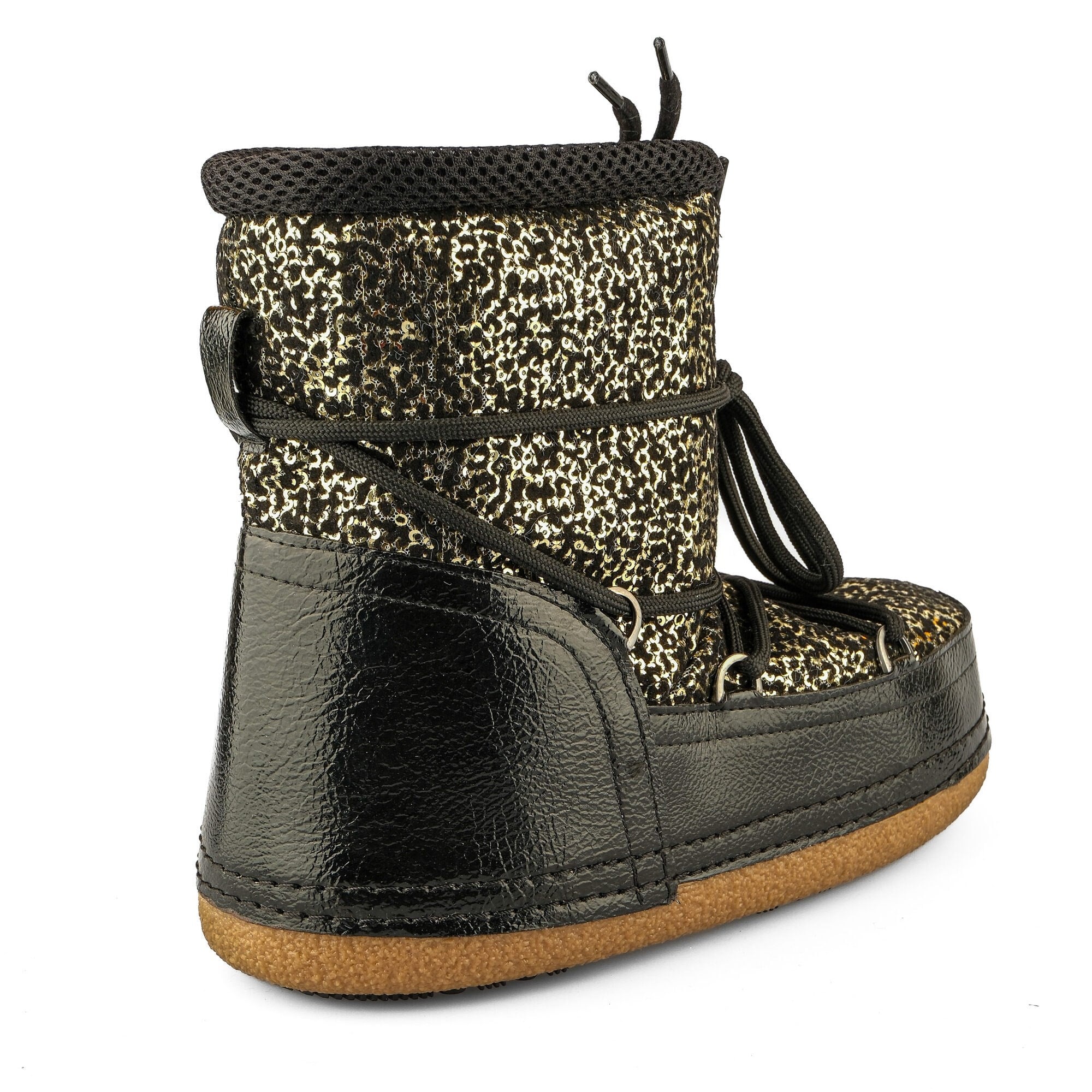 Ortoplus Kadın Kar Botu ET905 SİYAH LEOPAR - OrtoPlus