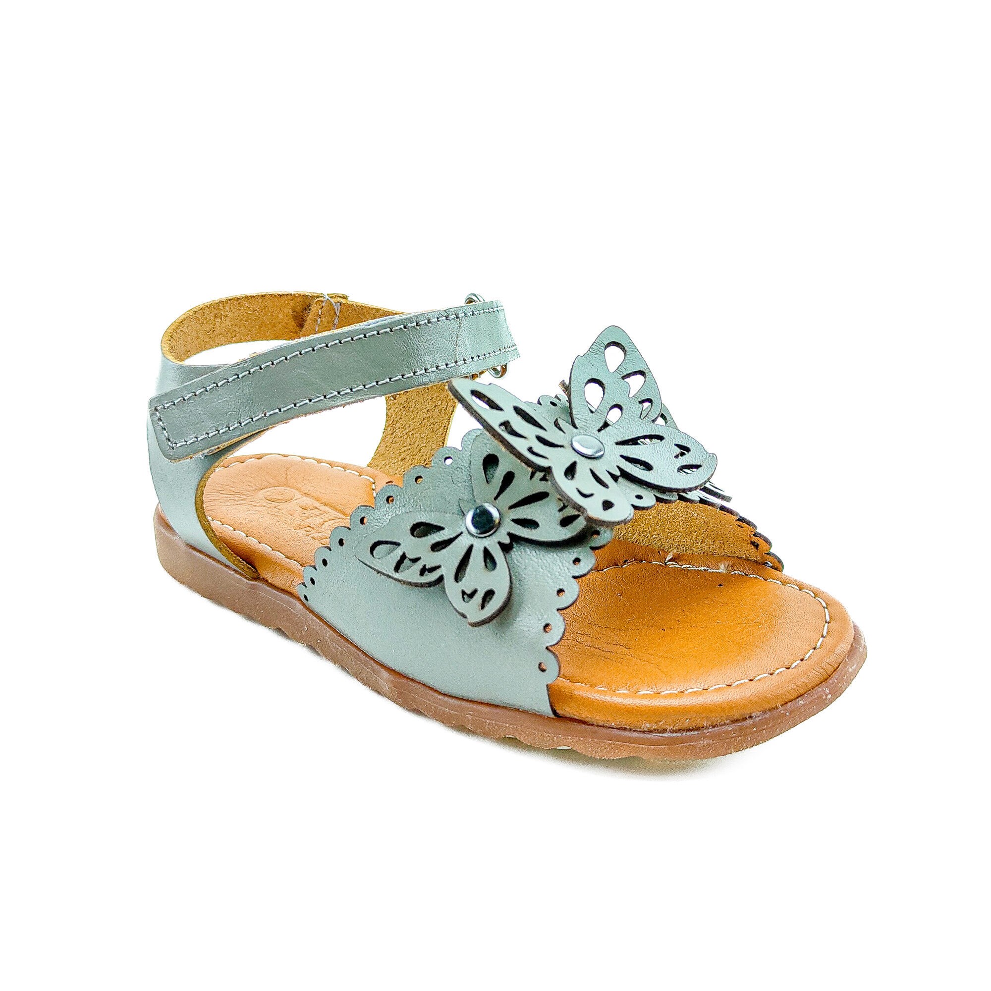 Ortoplus Ortopedik Deri Bebe Sandalet K 2116 GRİ - OrtoPlus