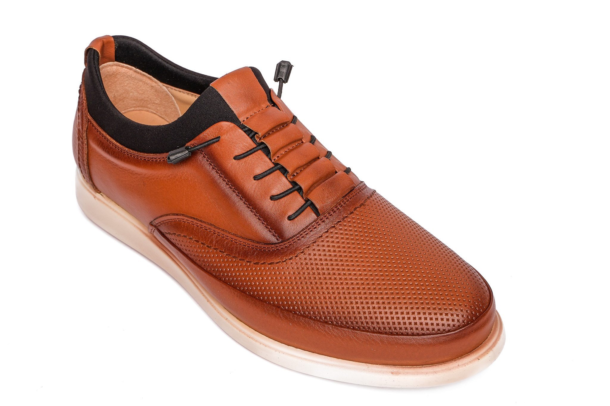 Ortoplus Ortopedik Deri Casual Erkek Ayakkabı ZR581 TABA - OrtoPlus